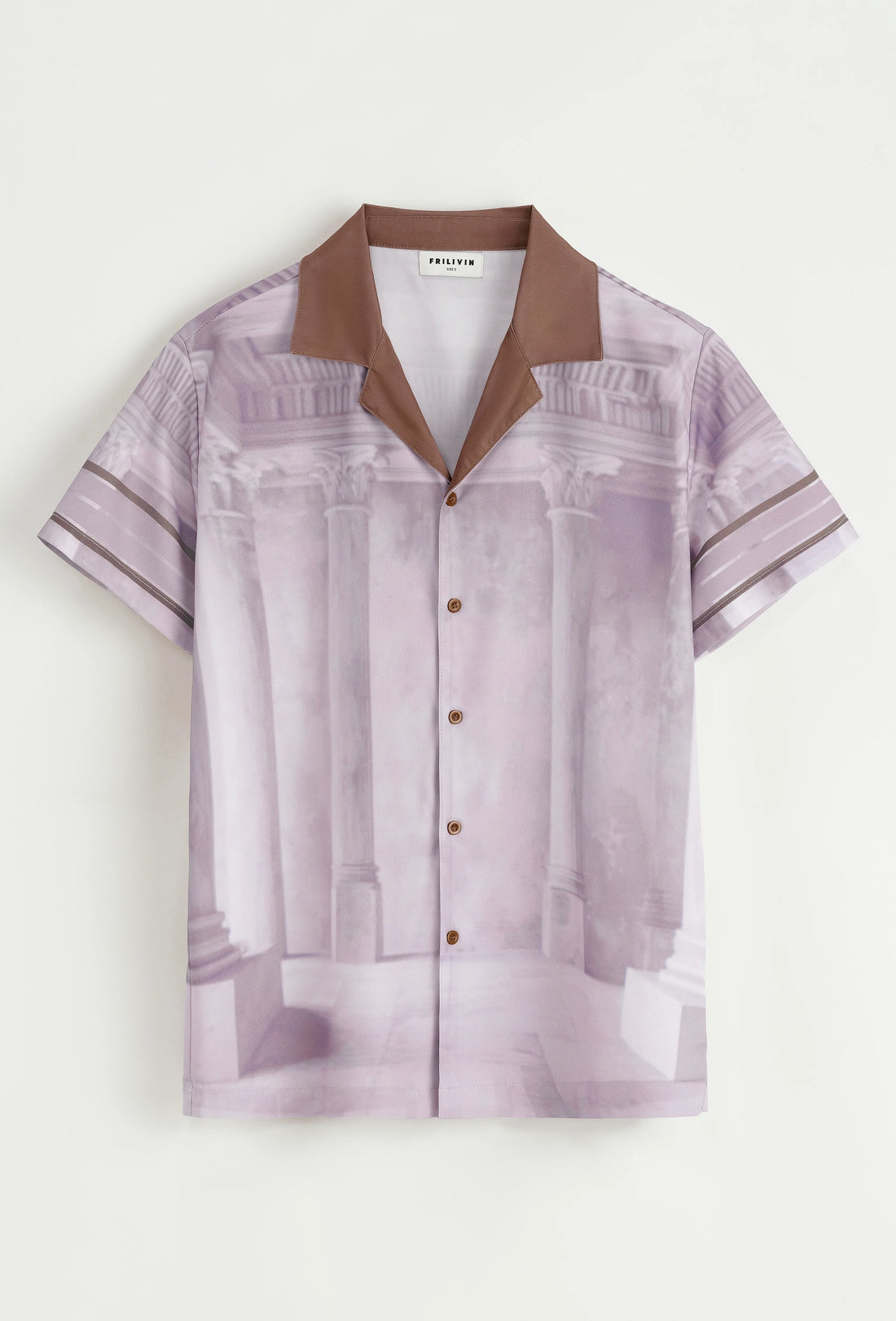 Shirt met korte mouwen en patroon