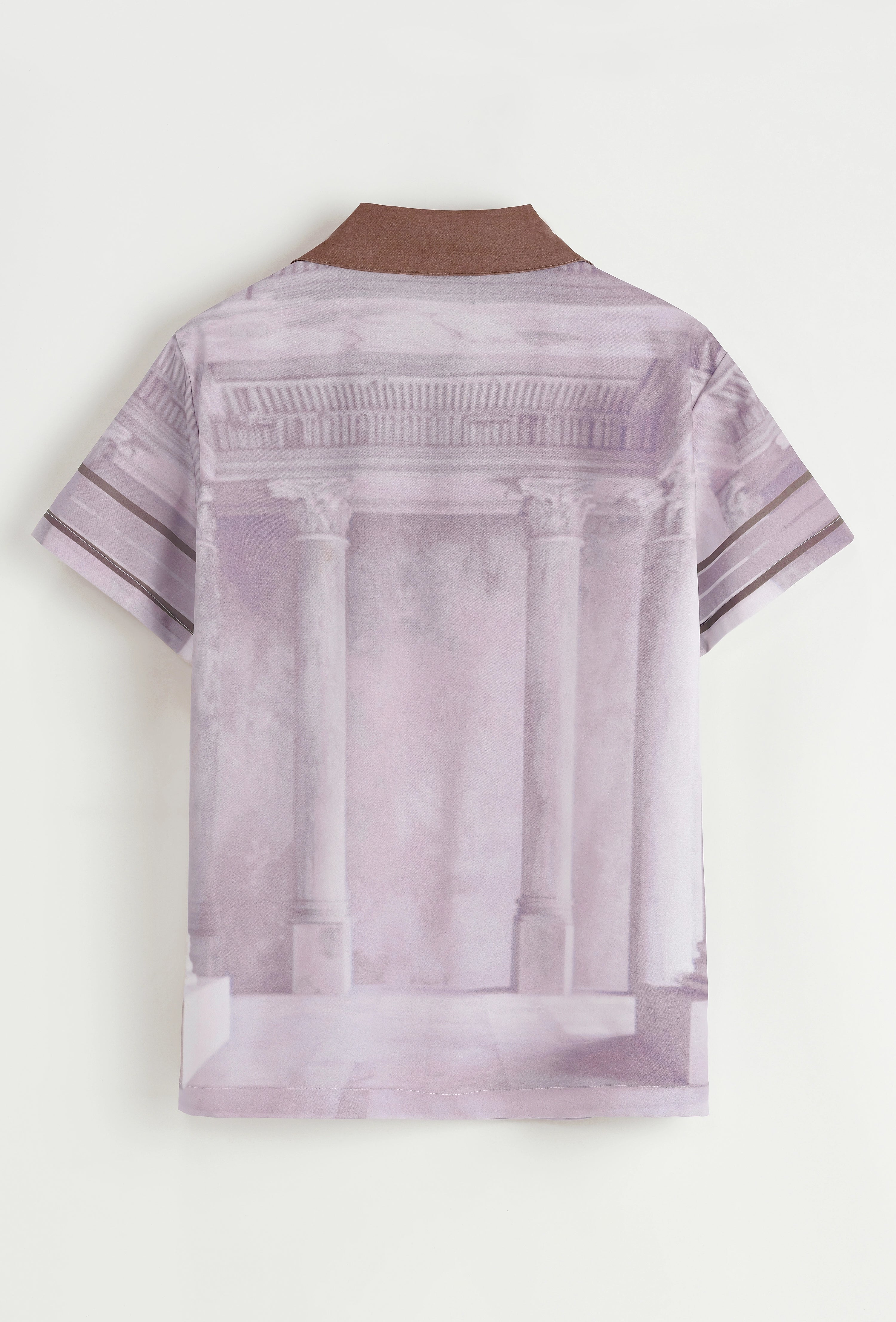 Shirt met korte mouwen en patroon