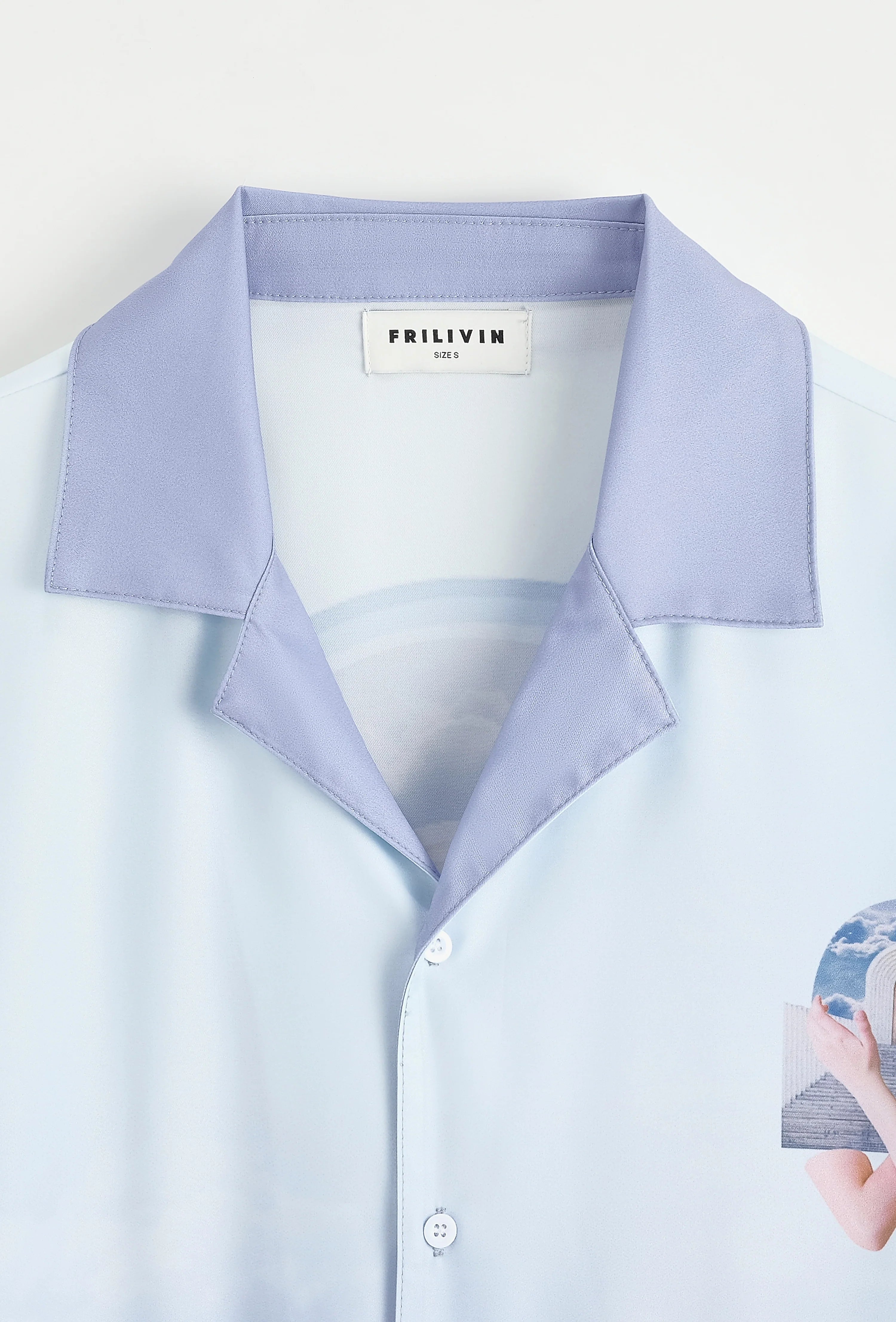 Shirt met korte mouwen en patroon