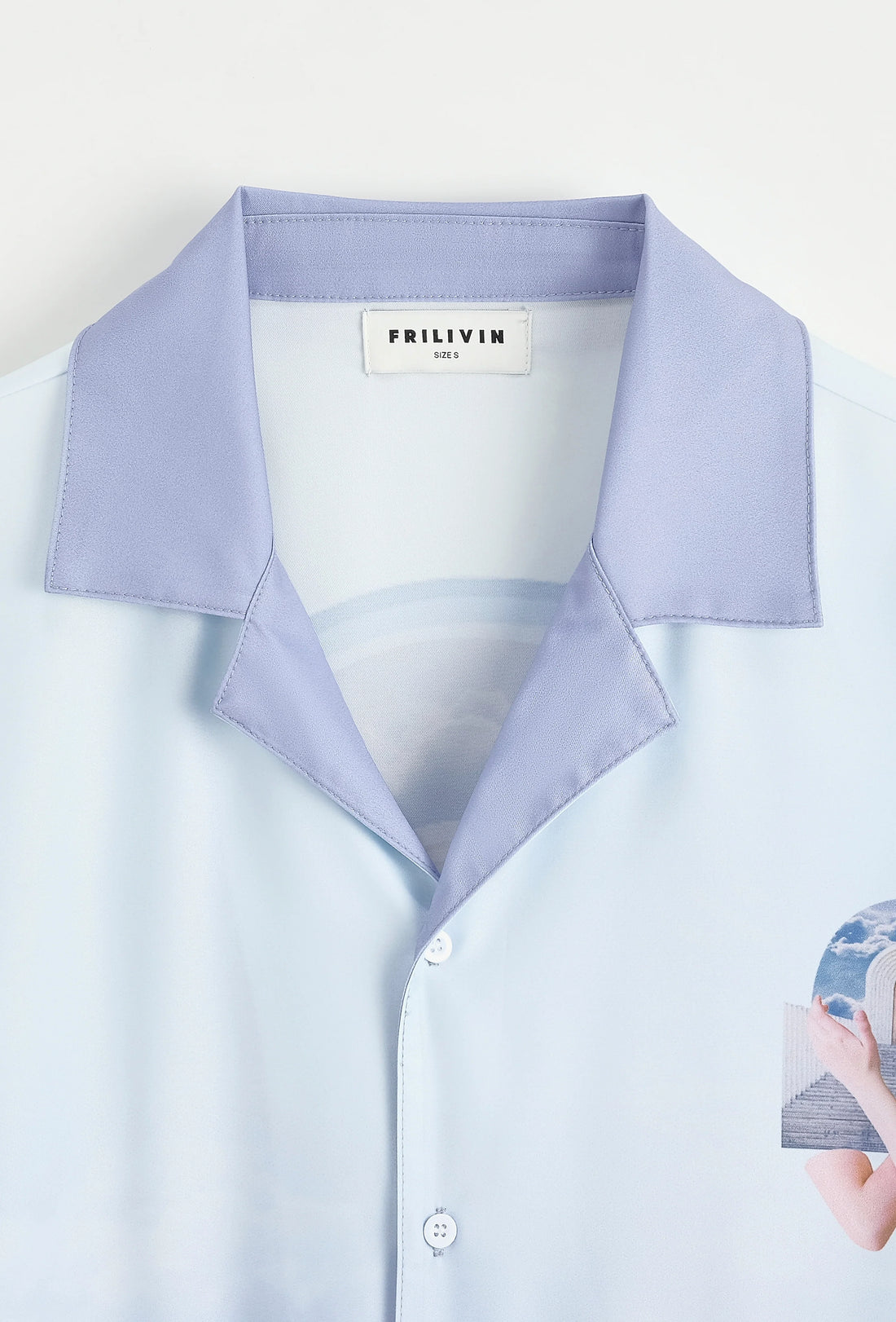 Shirt met korte mouwen en patroon