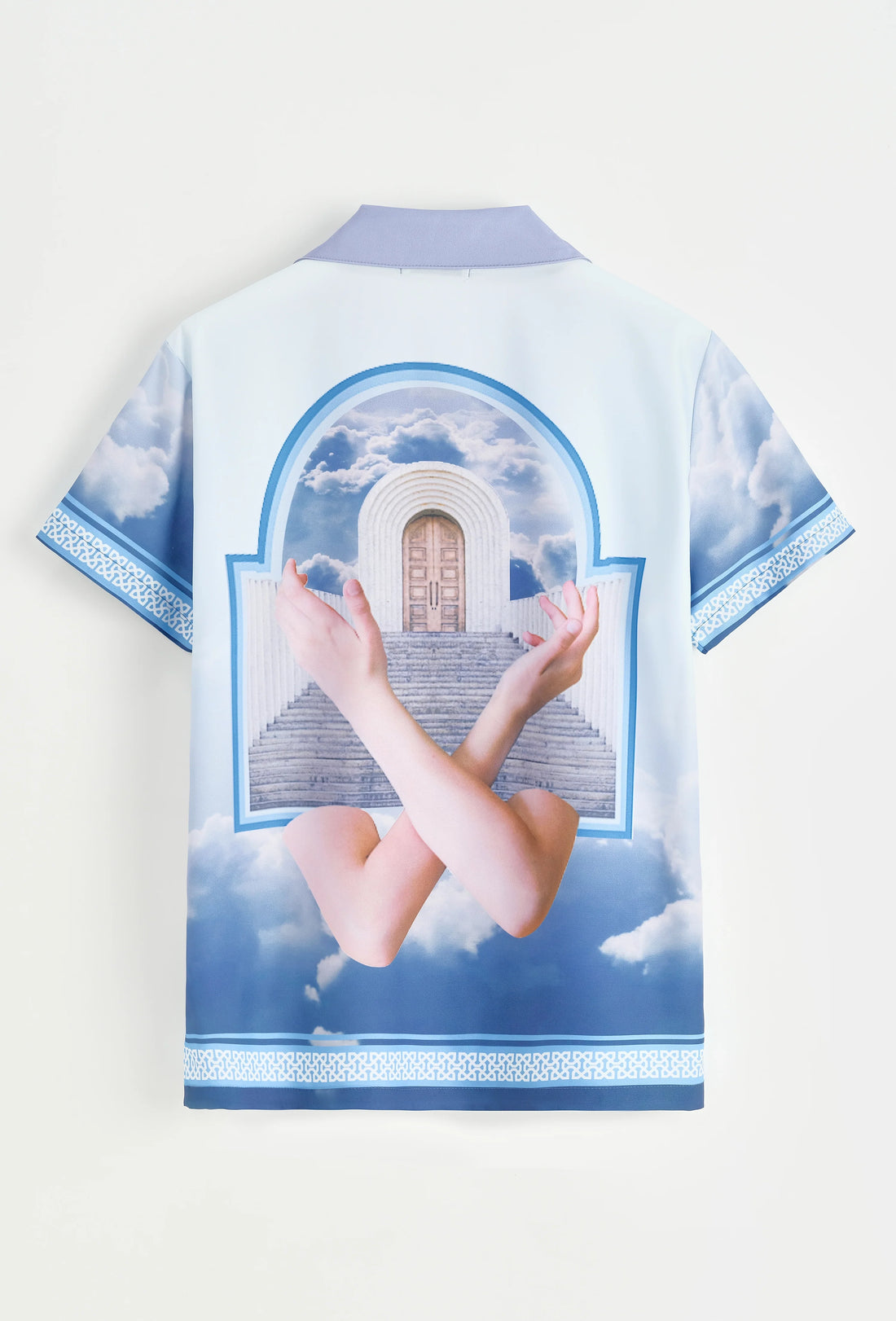 Shirt met korte mouwen en patroon