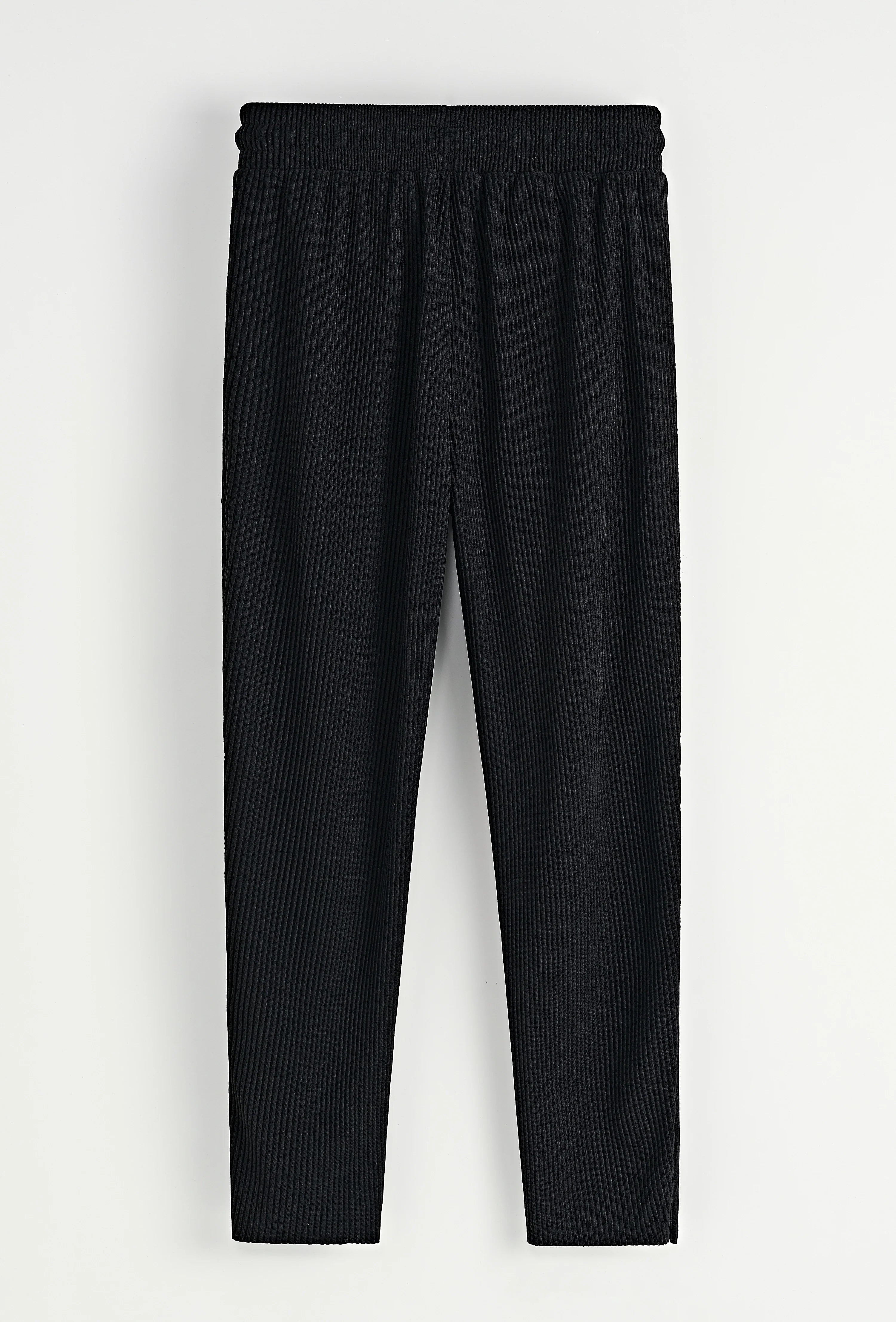 Set van effen jas en broek