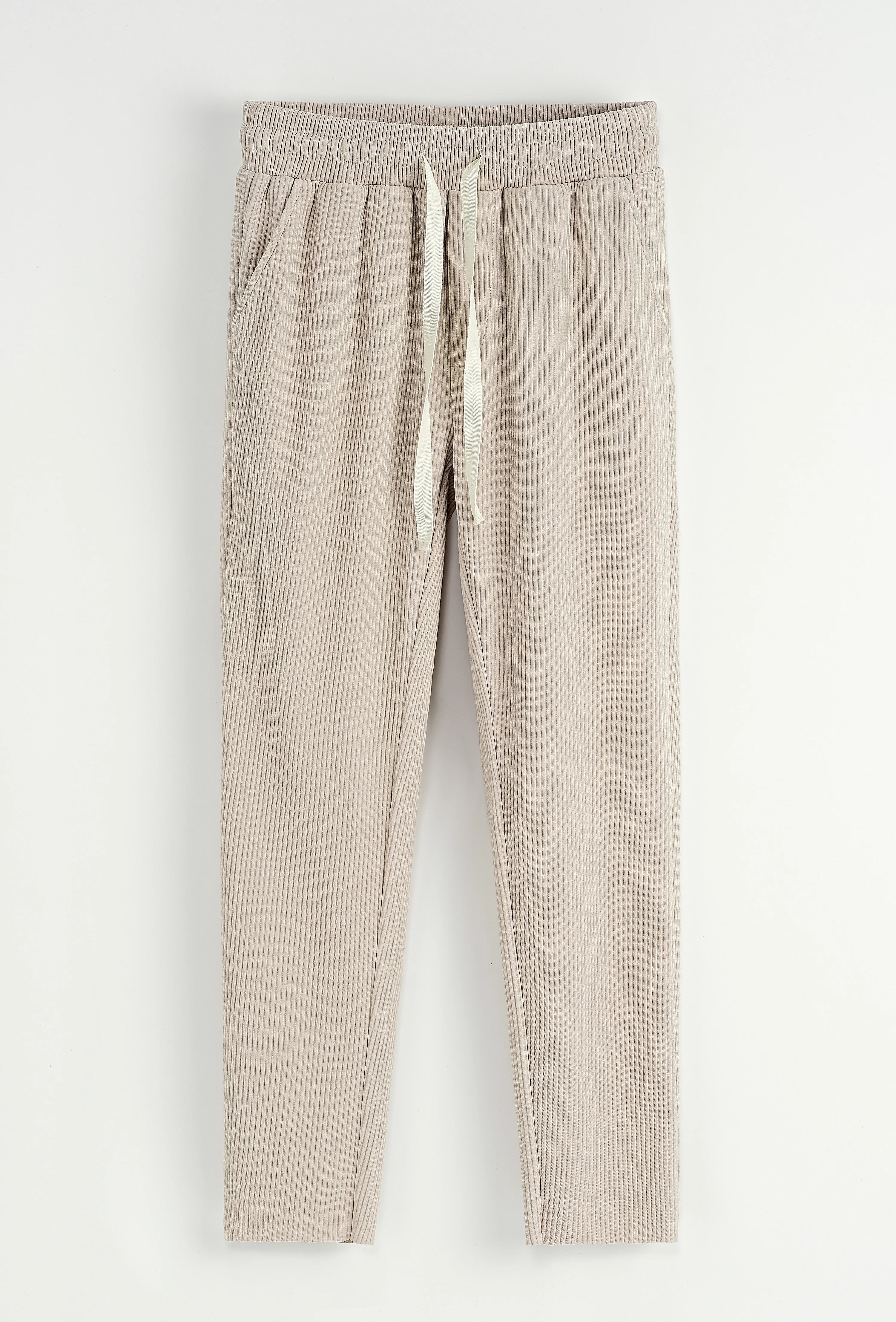 Set van effen jas en broek