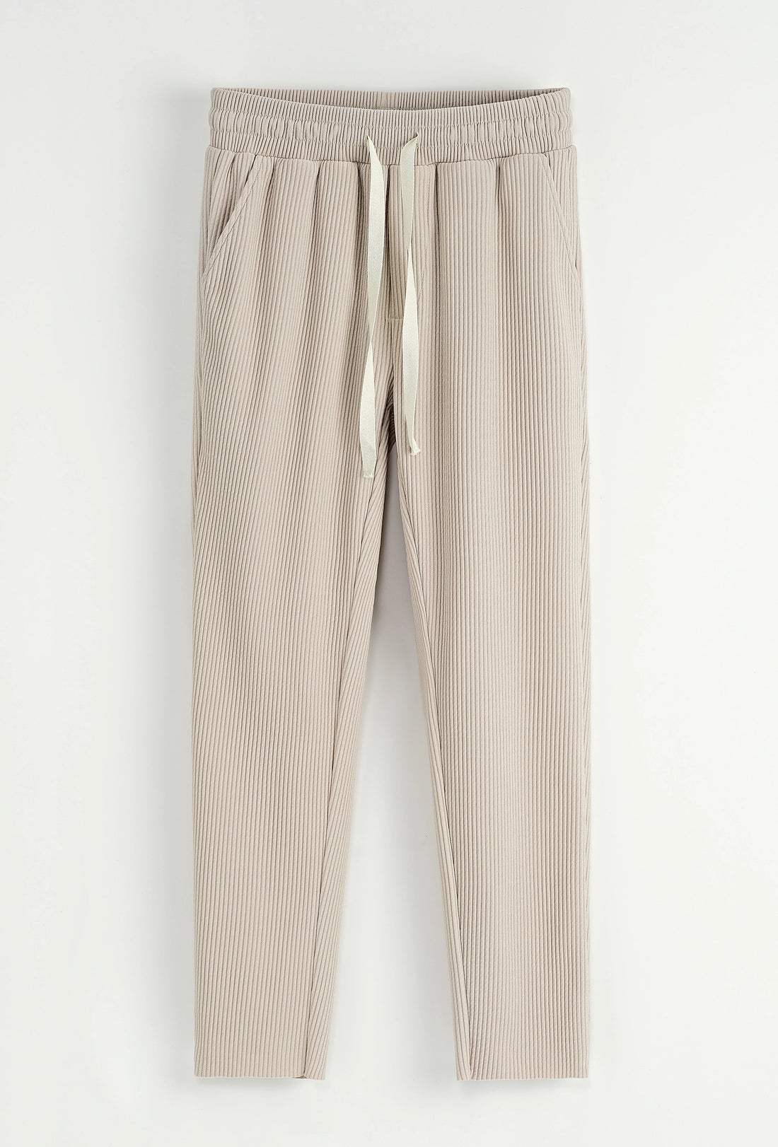 Set van effen jas en broek