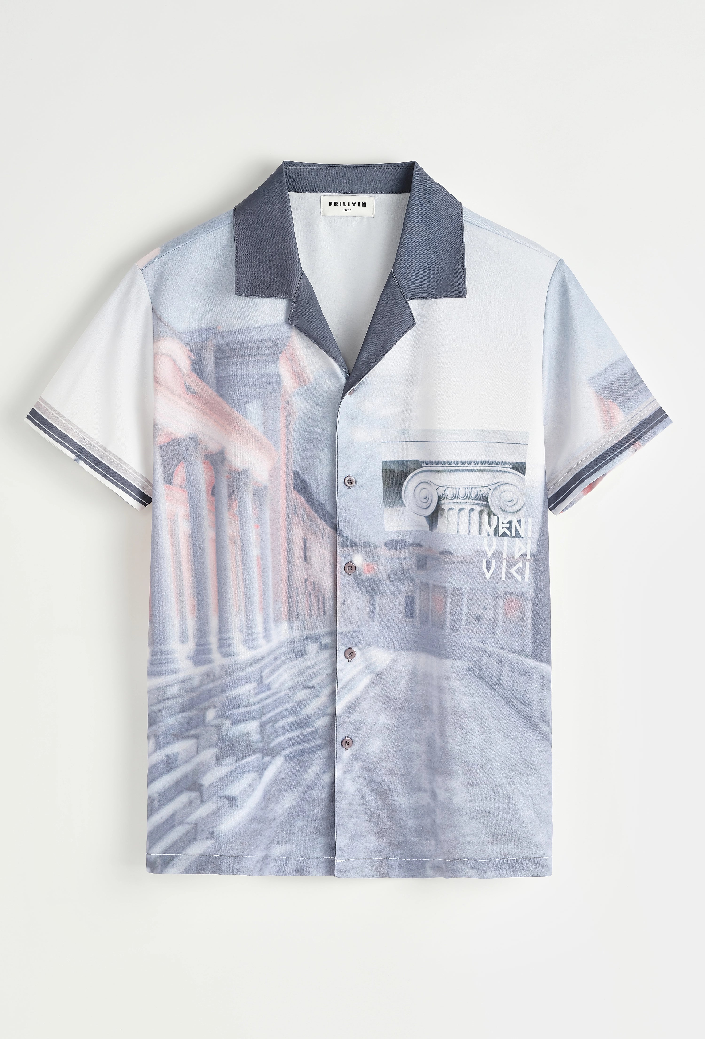 Shirt met korte mouwen en patroon