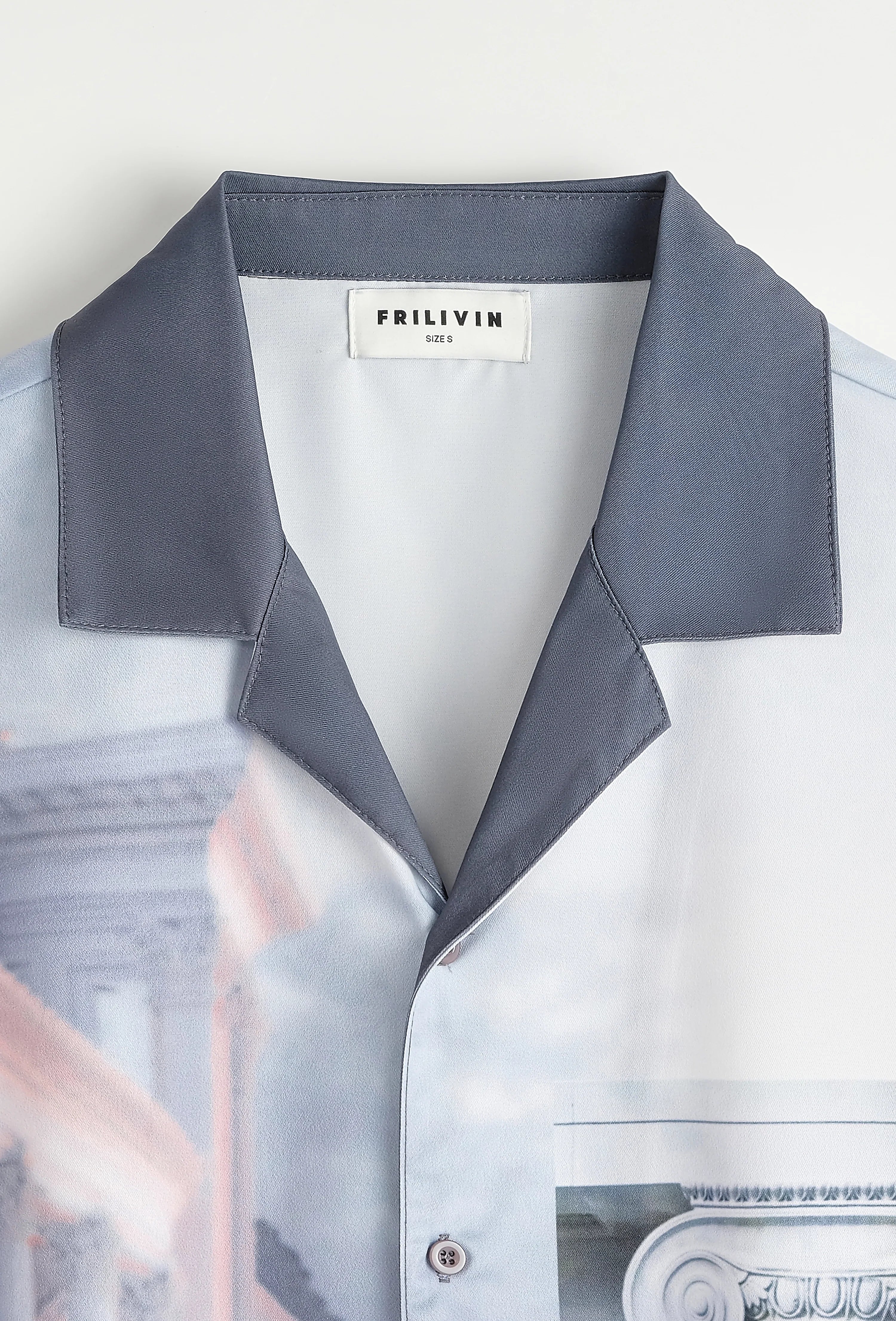 Shirt met korte mouwen en patroon