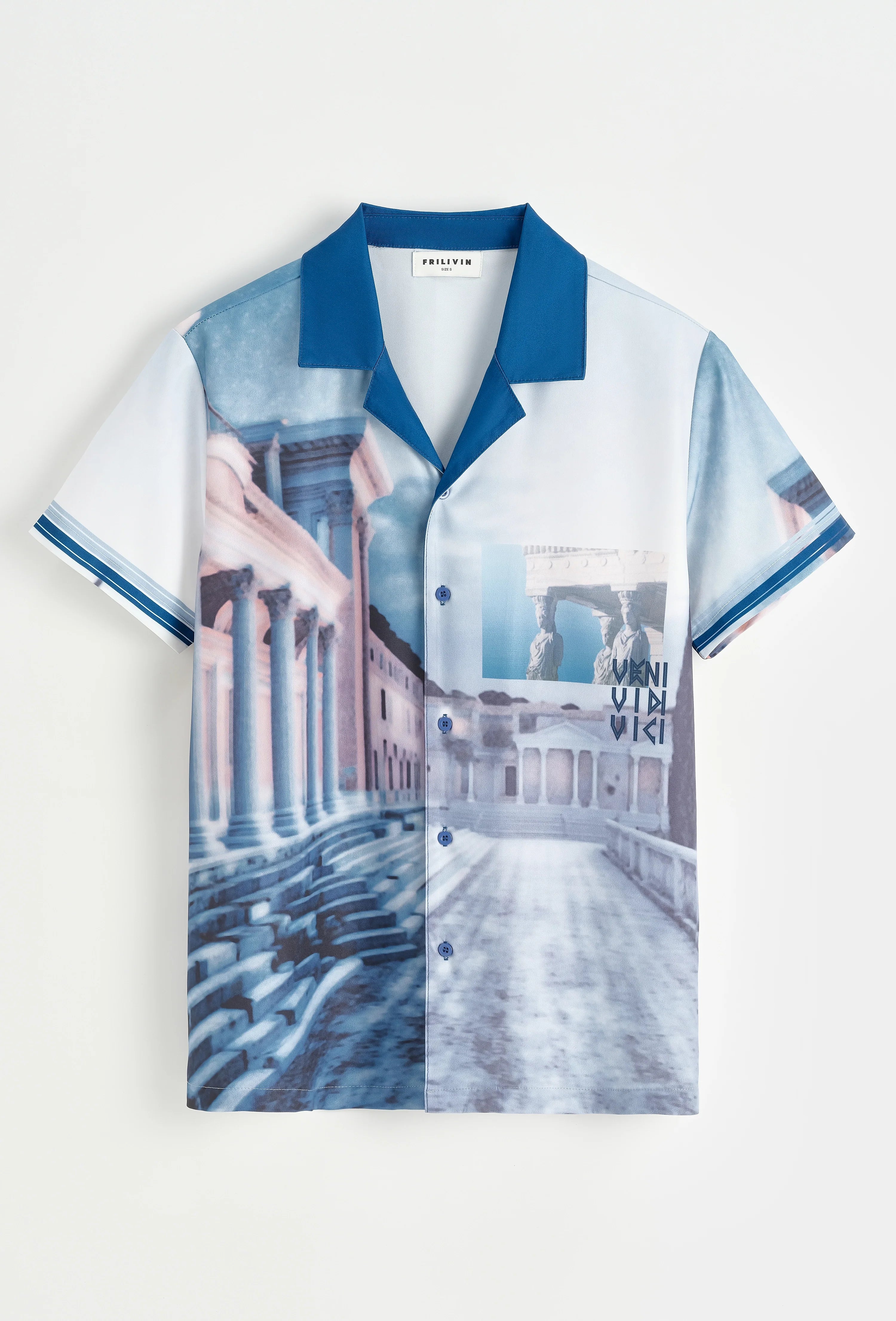 Shirt met korte mouwen en patroon