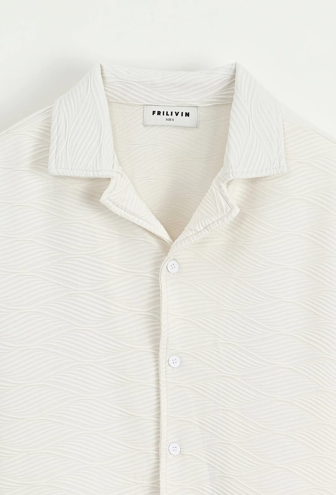 Set van effen shirt en korte broek met patroon