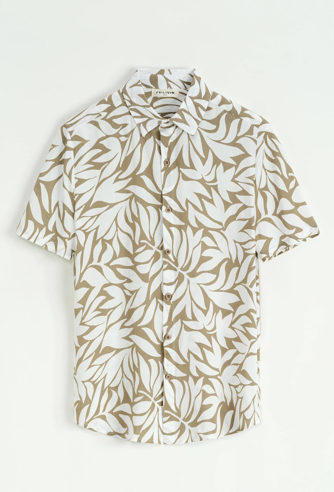 Shirt met korte mouwen en patroon