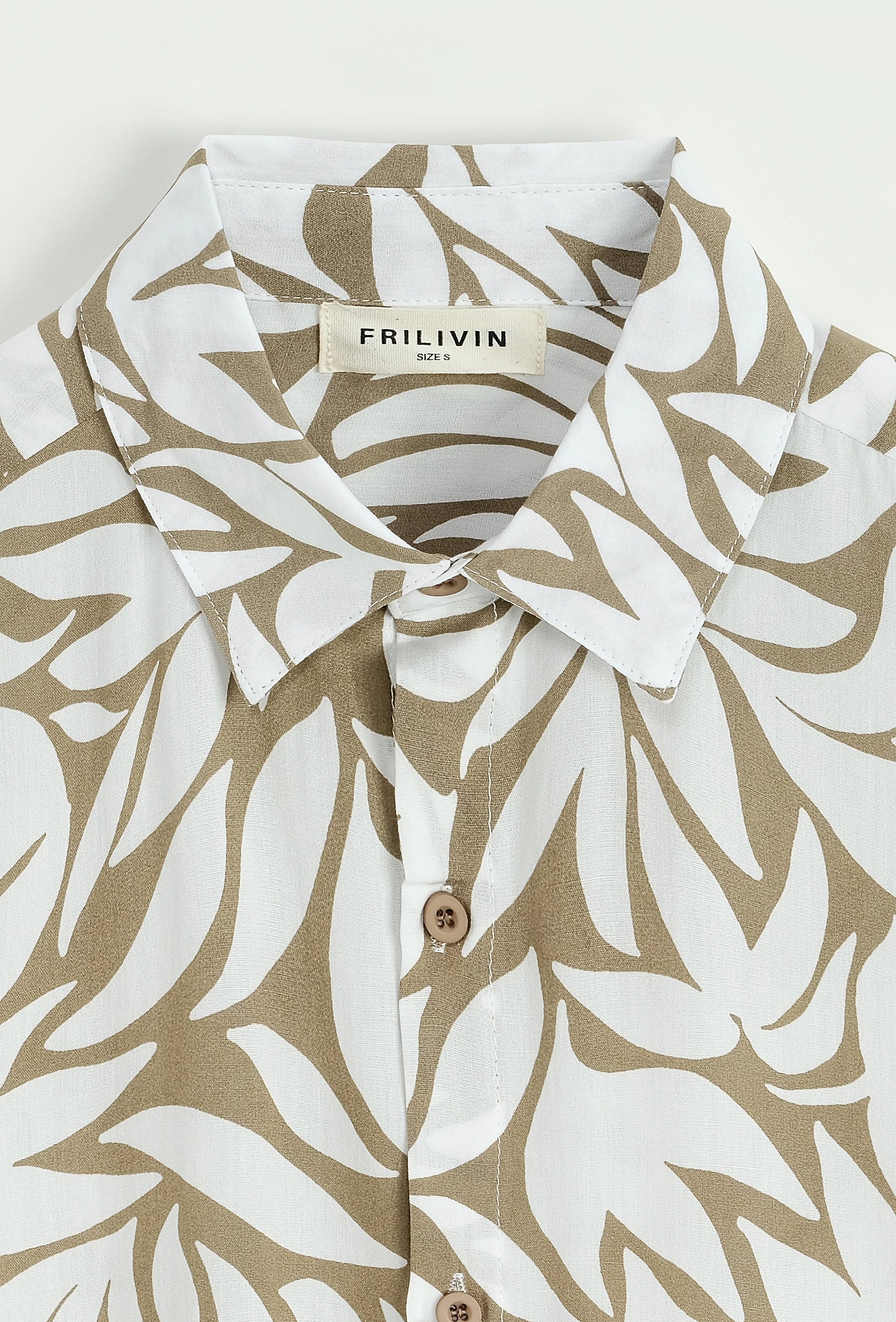 Shirt met korte mouwen en patroon