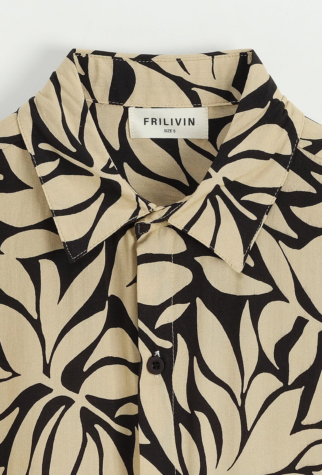 Shirt met korte mouwen en patroon