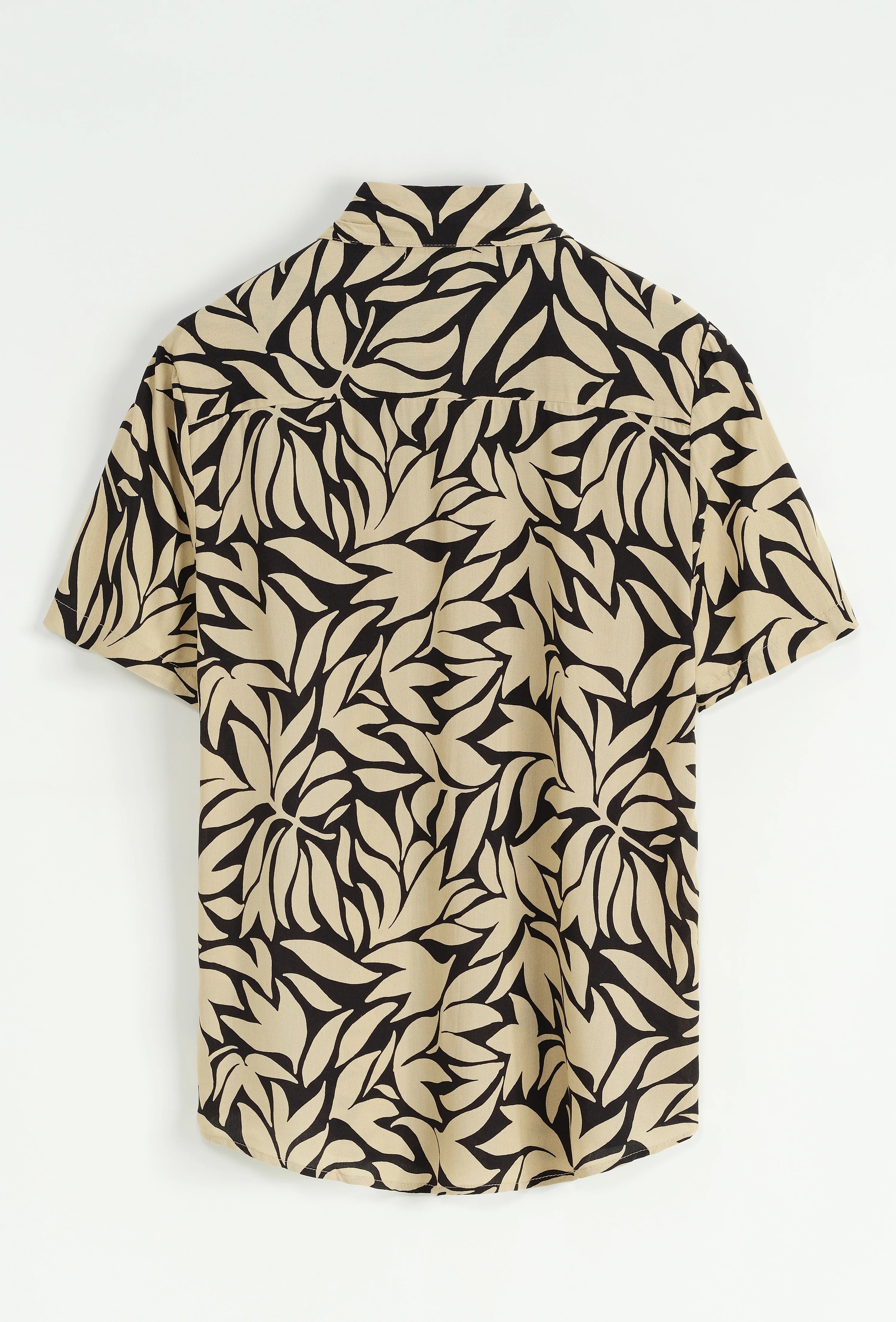 Shirt met korte mouwen en patroon