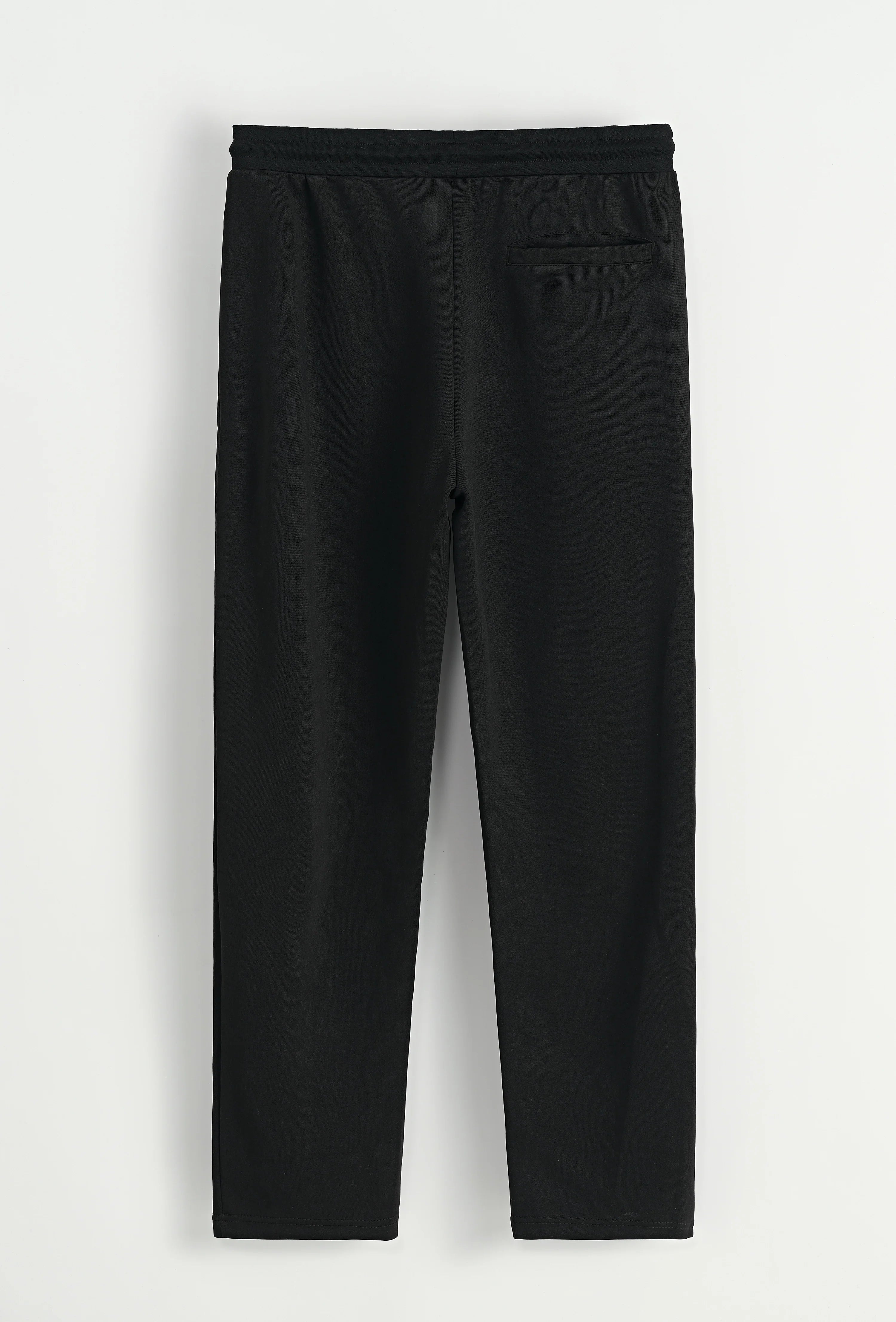 Set van effen t-shirt en effen broek