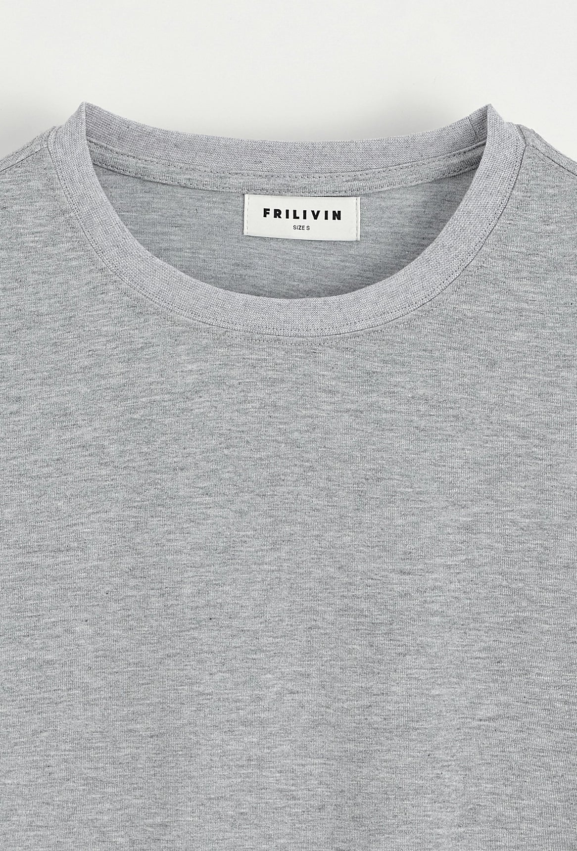 Set van effen t-shirt en effen broek