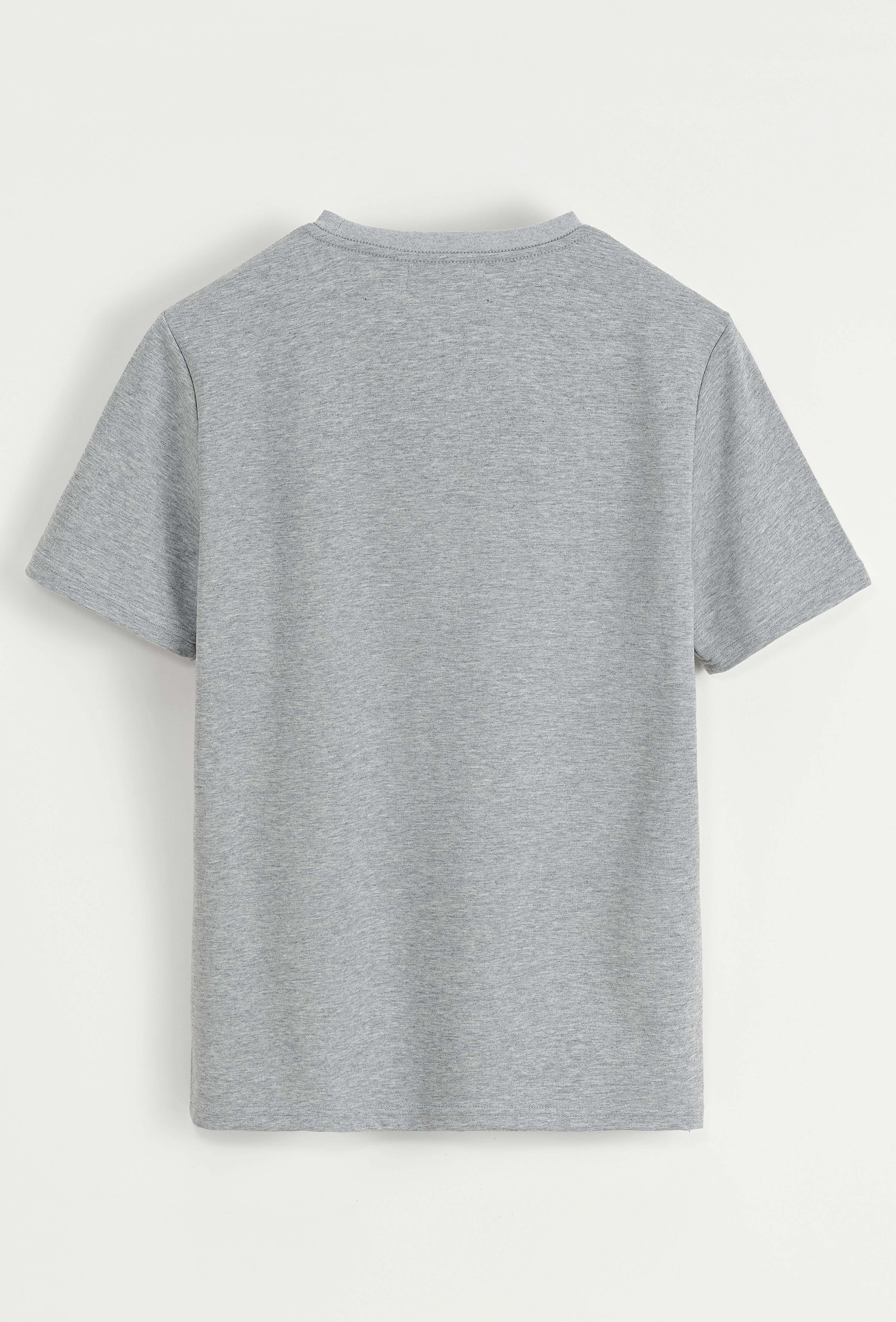 Set van effen t-shirt en effen broek