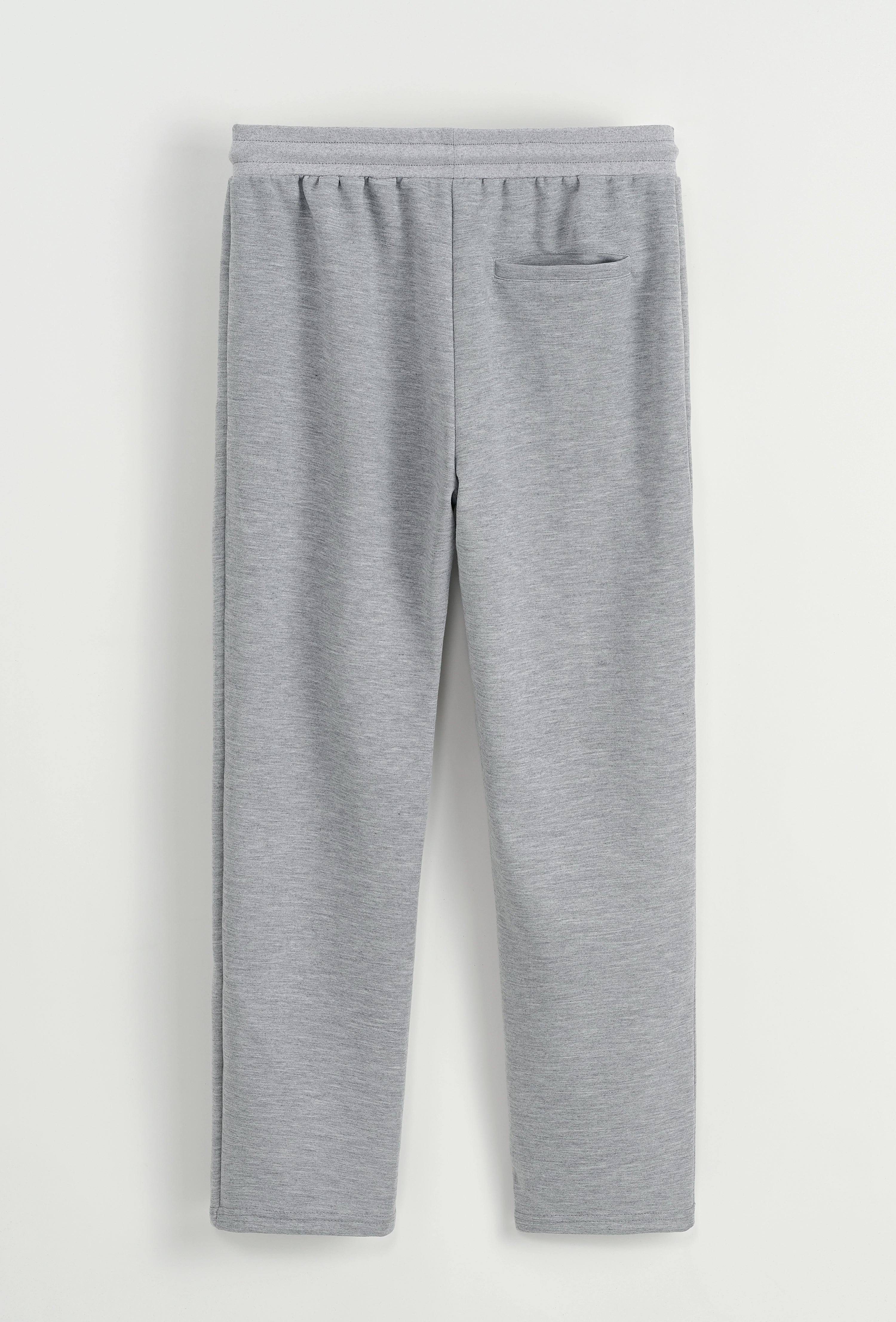 Set van effen t-shirt en effen broek