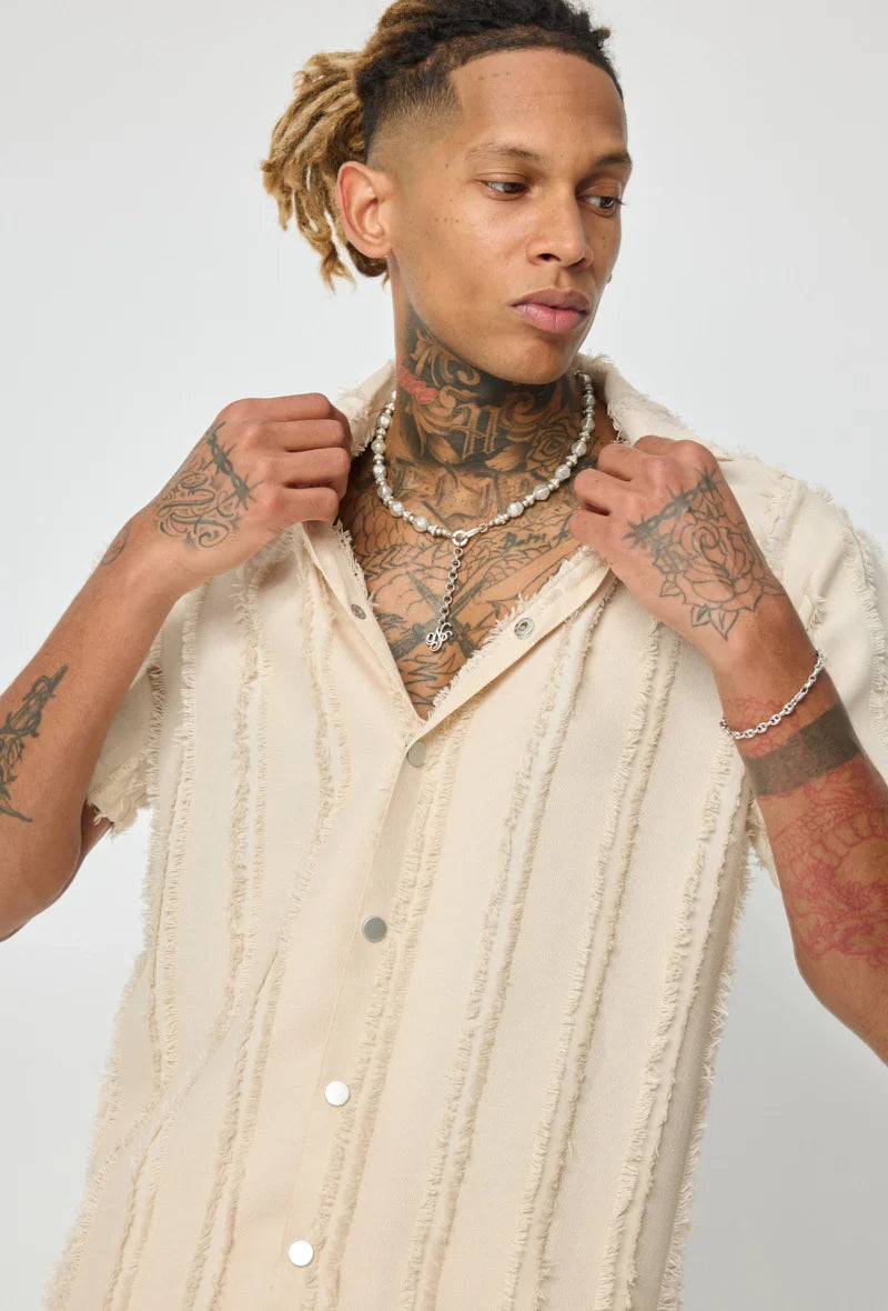 Set van effen shirt en korte broek