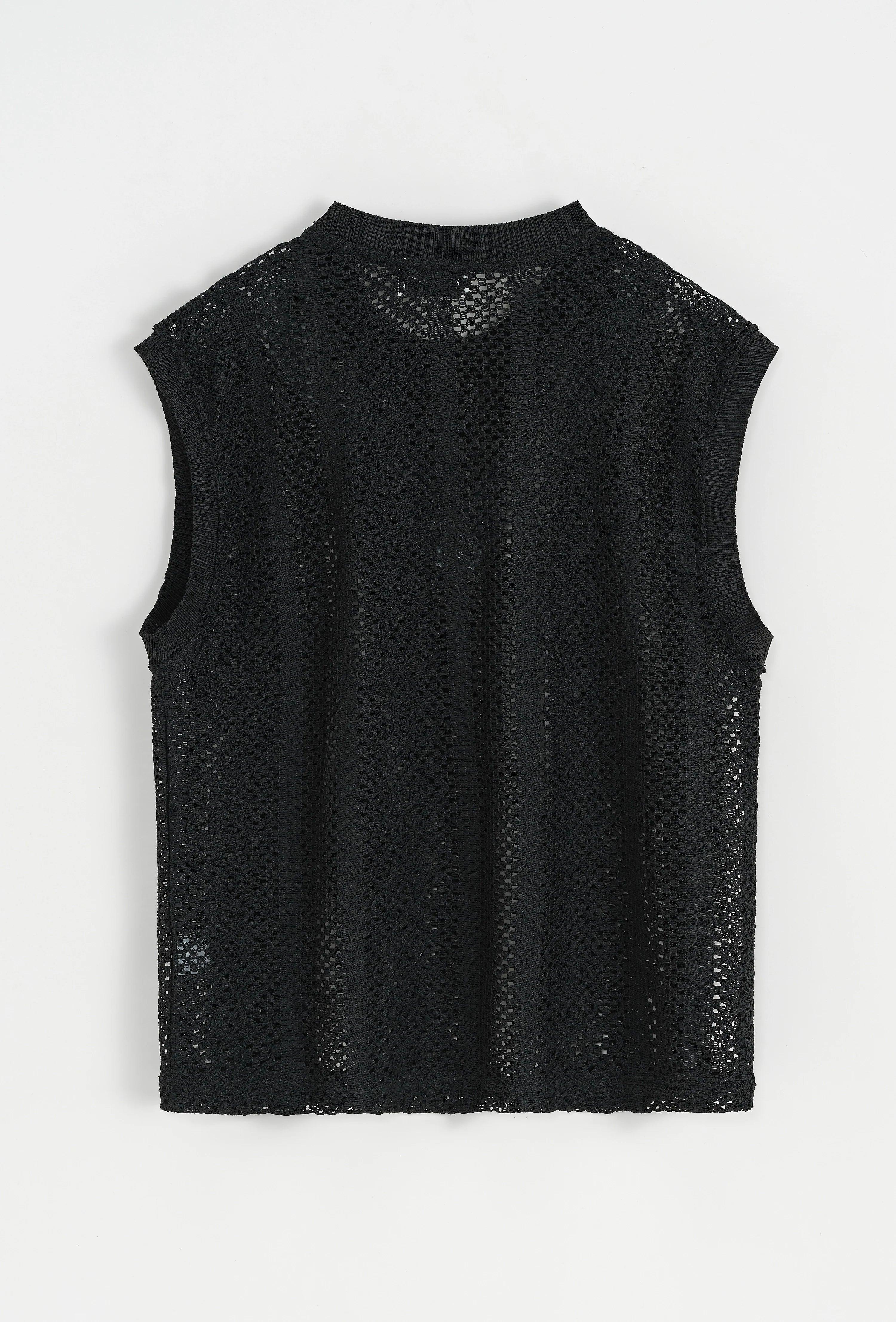 Gebreide tanktop en broekset