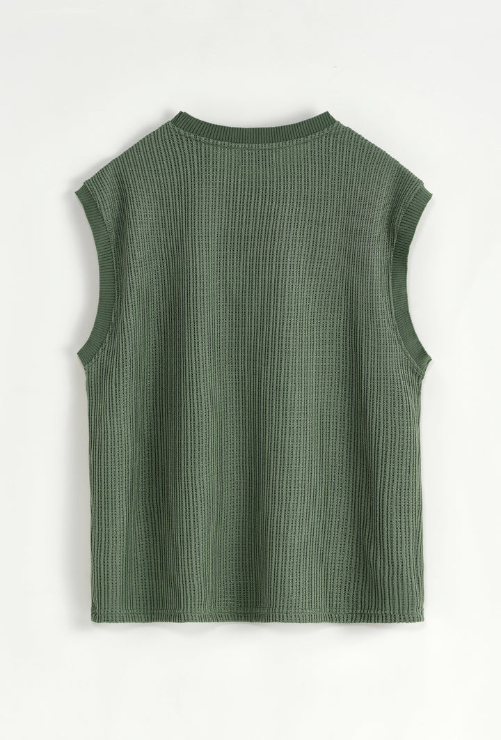 Set van een effen tanktop en broek