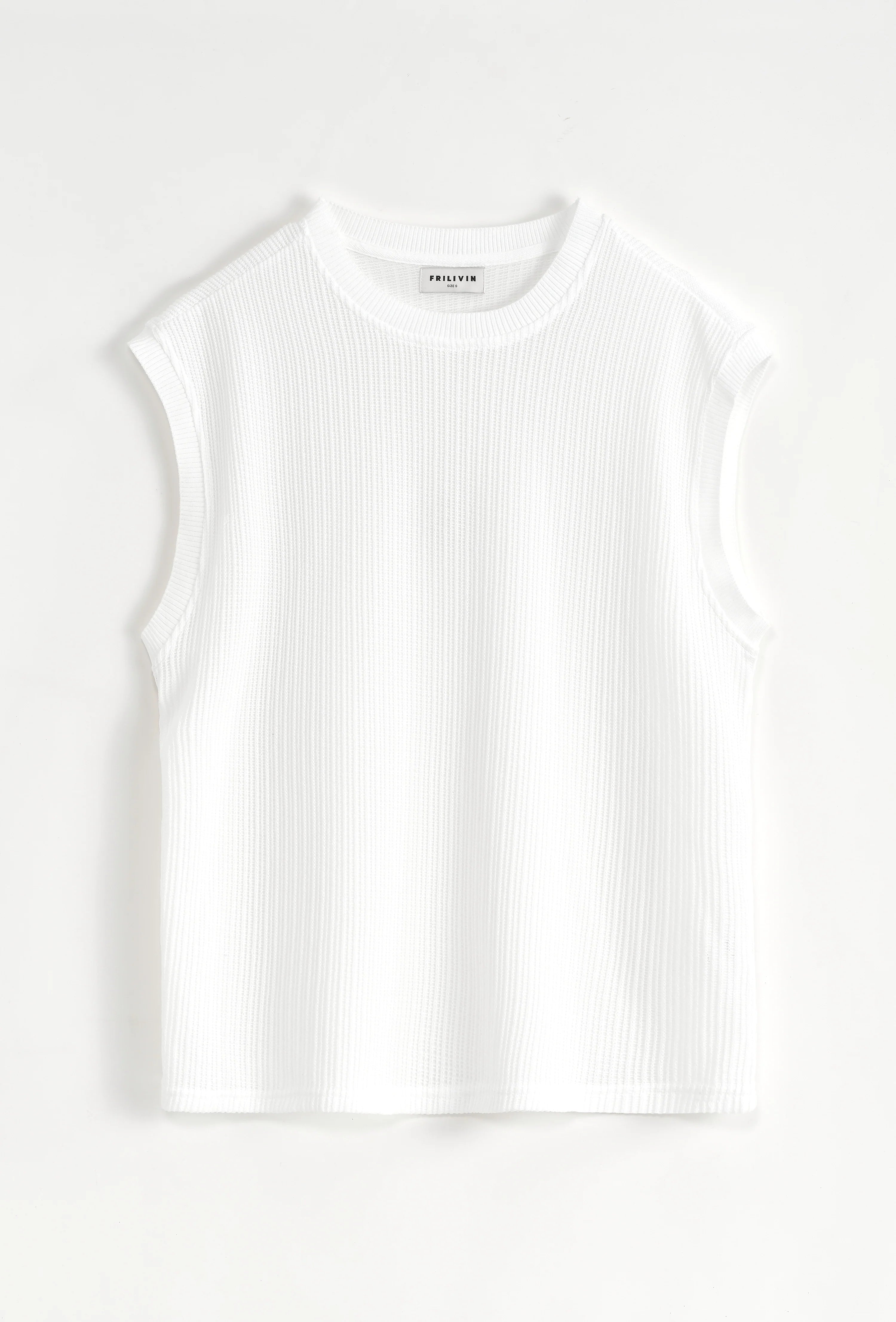 Set van een effen tanktop en broek