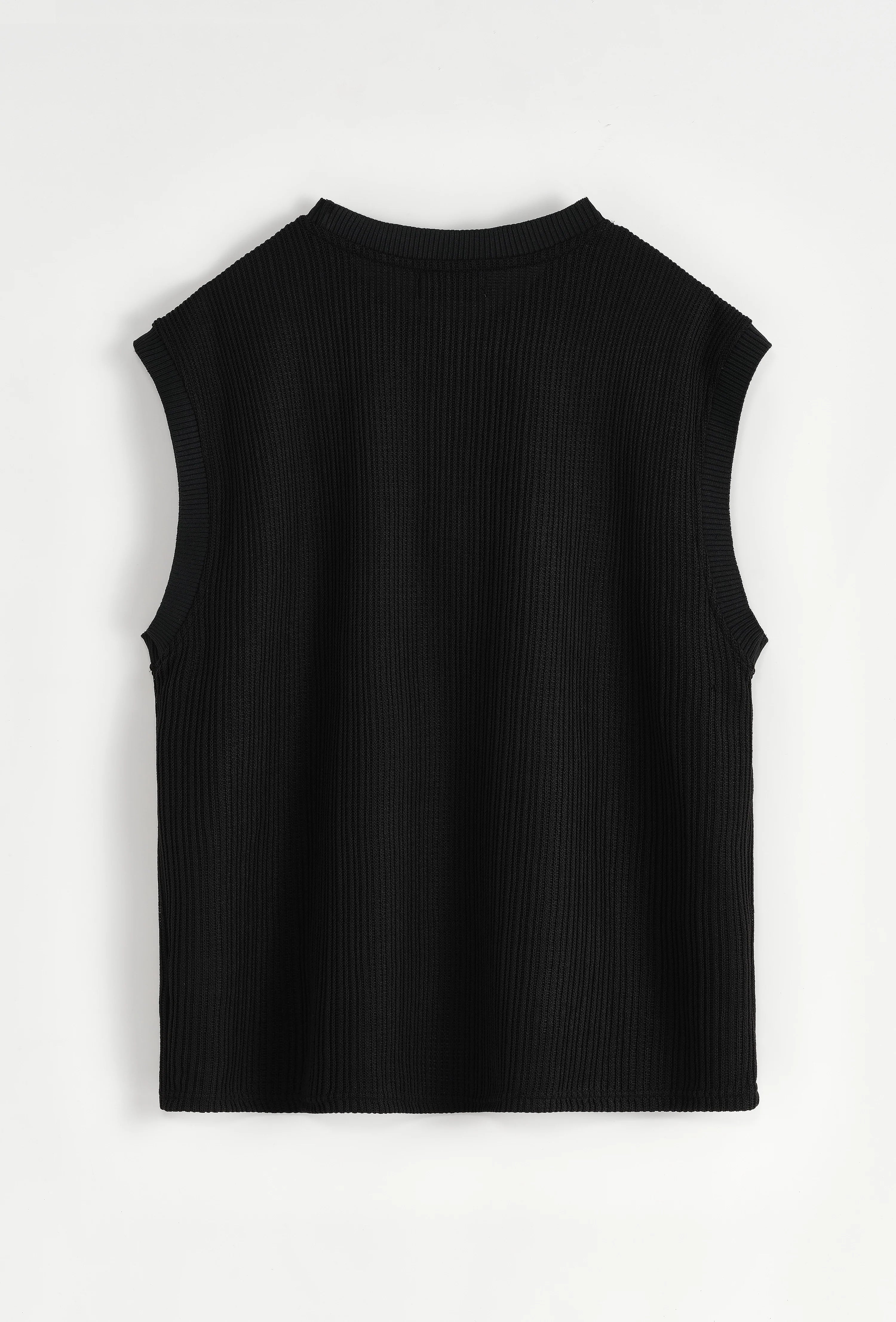 Set van een effen tanktop en broek