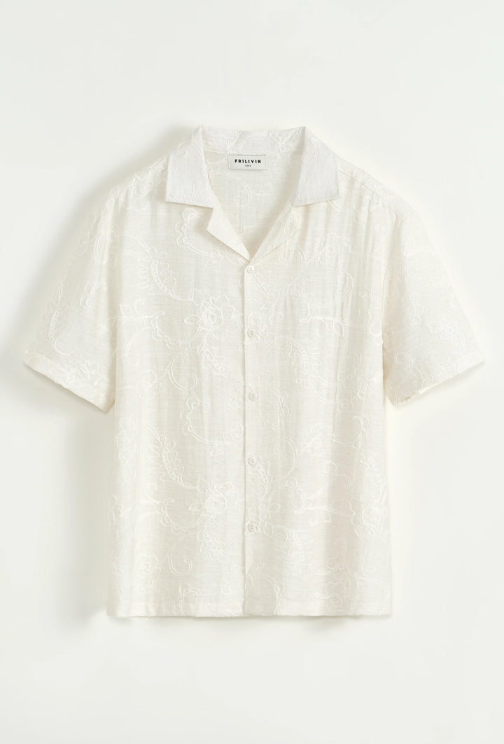 Shirt met korte mouwen en patroon