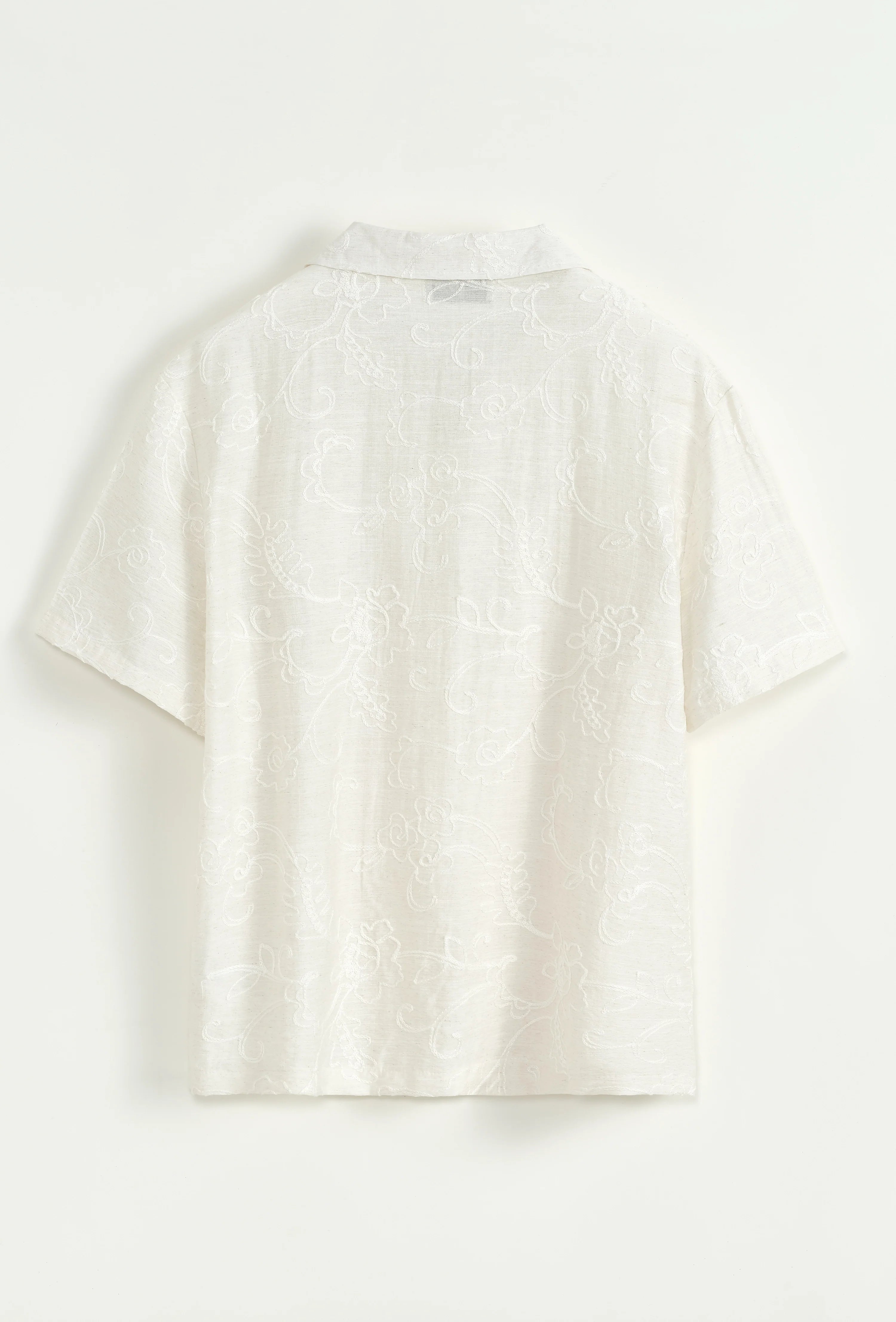 Shirt met korte mouwen en patroon