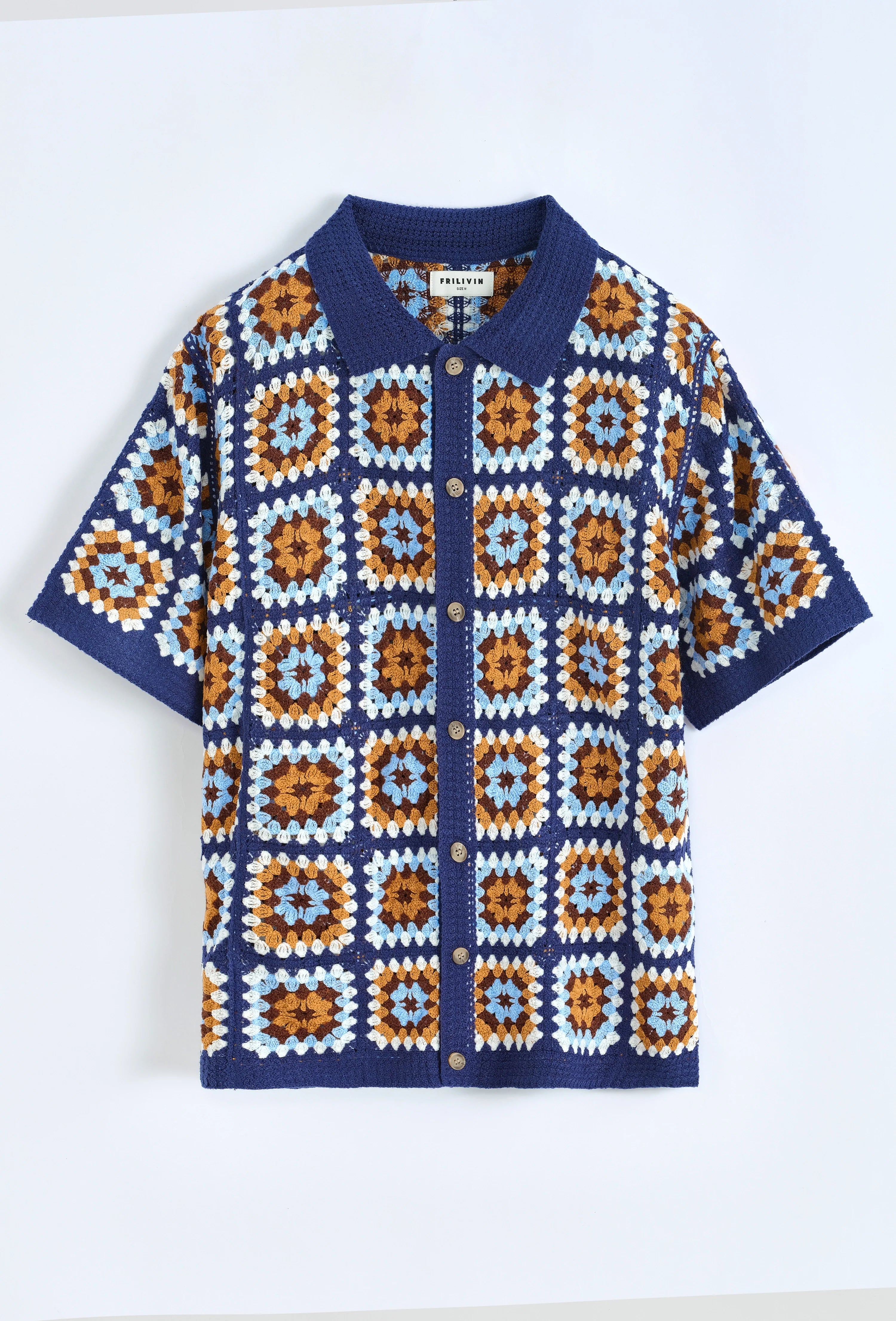 Gehaakt patroon overhemd