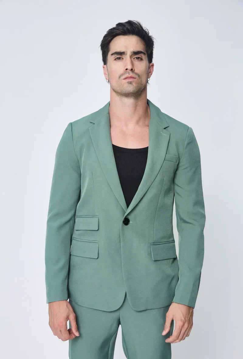 Klassieke pakset met kraag