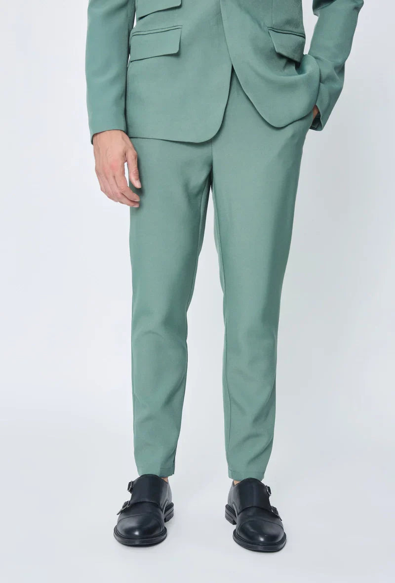 Klassieke pakset met kraag