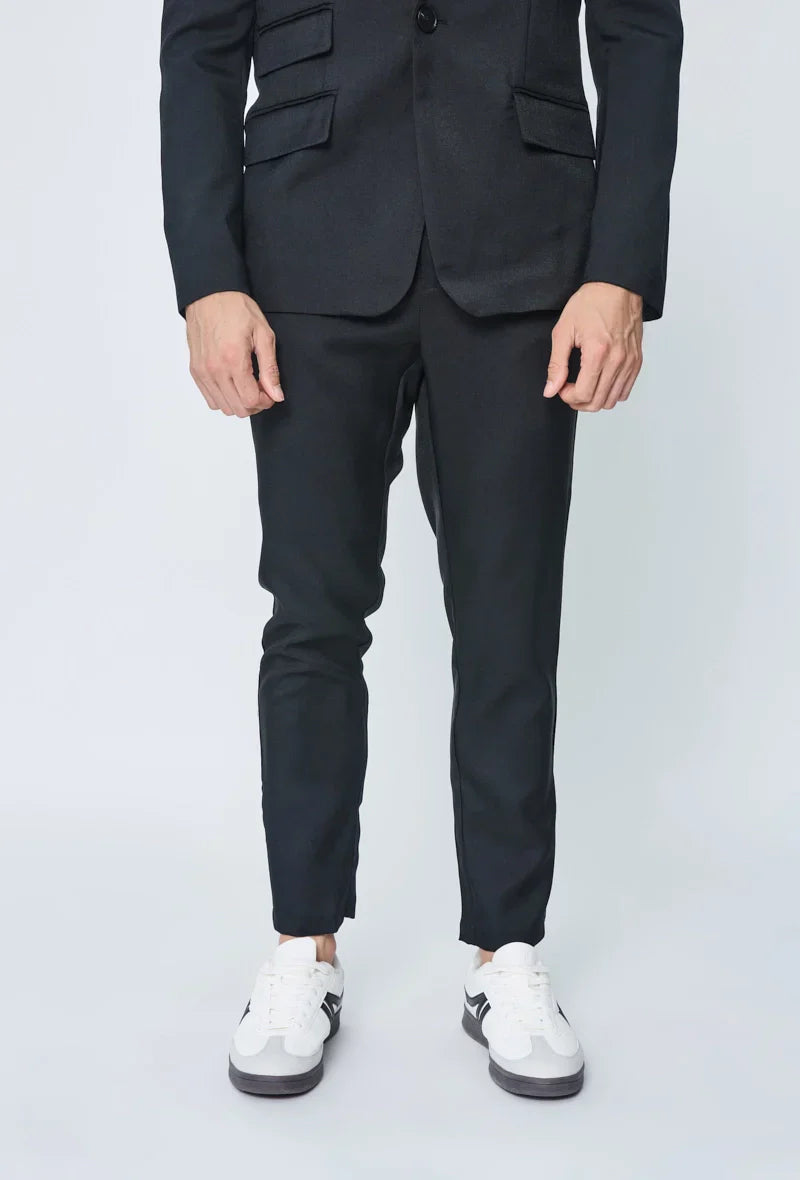 Klassieke pakset met kraag