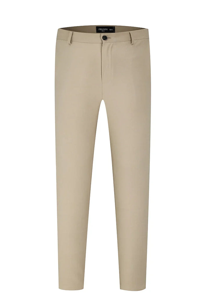 Klassieke tweekleurige set van jasje en broekpak