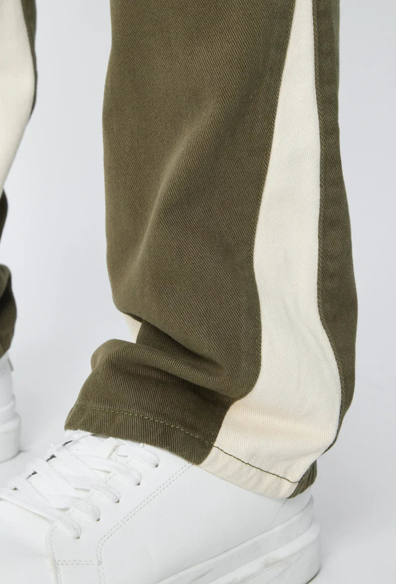 Pantalon cargo patchwork