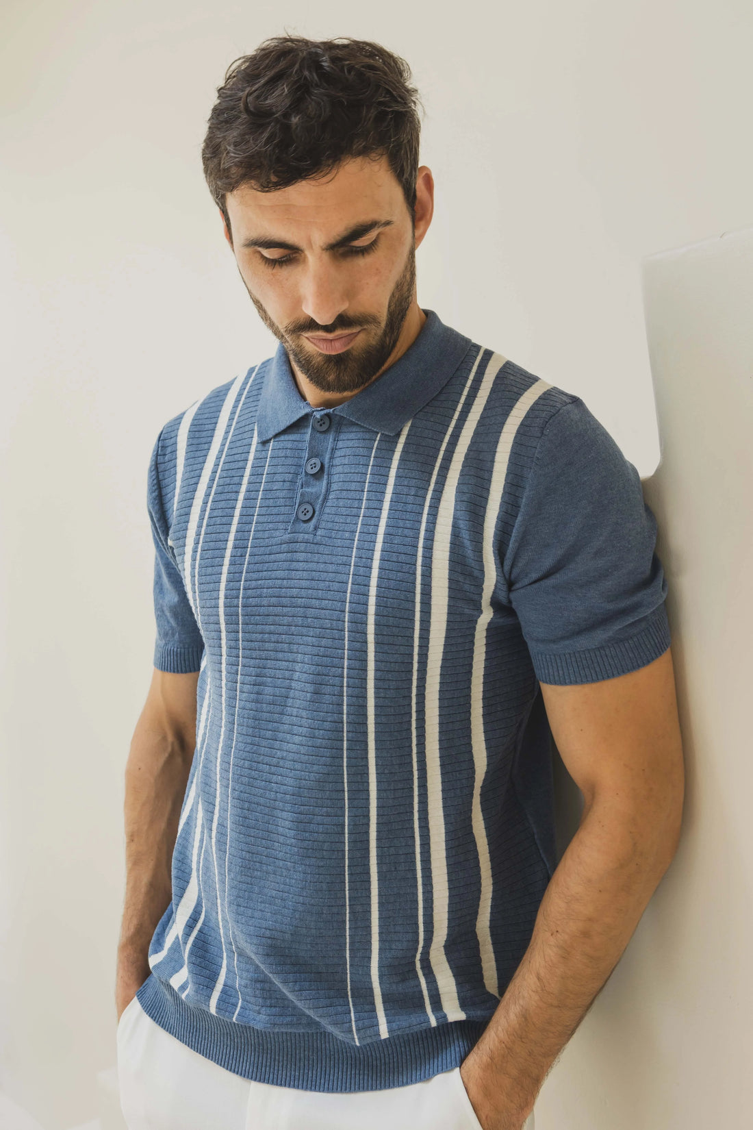 Poloshirt met korte mouwen en knoopjes