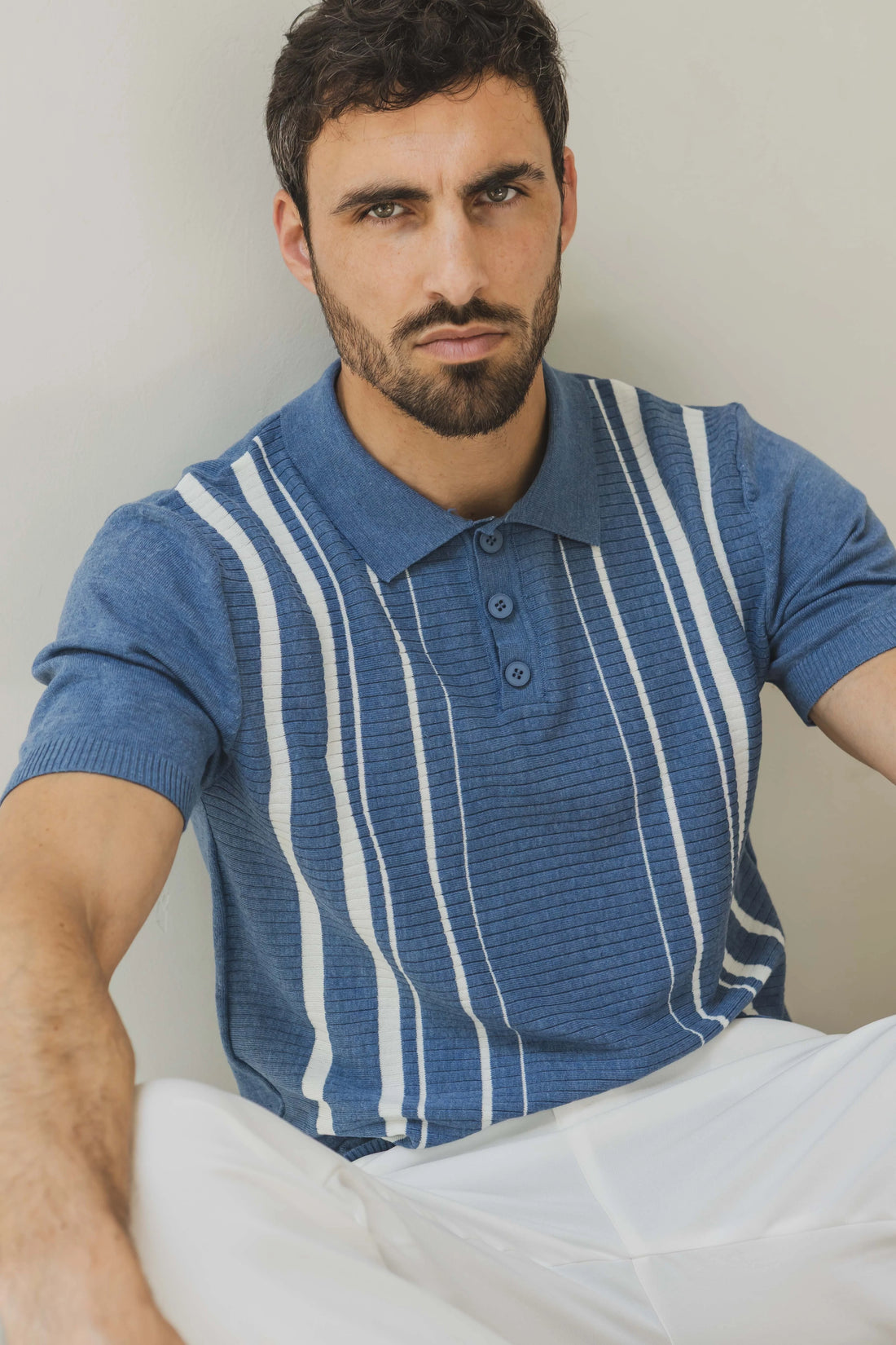 Poloshirt met korte mouwen en knoopjes