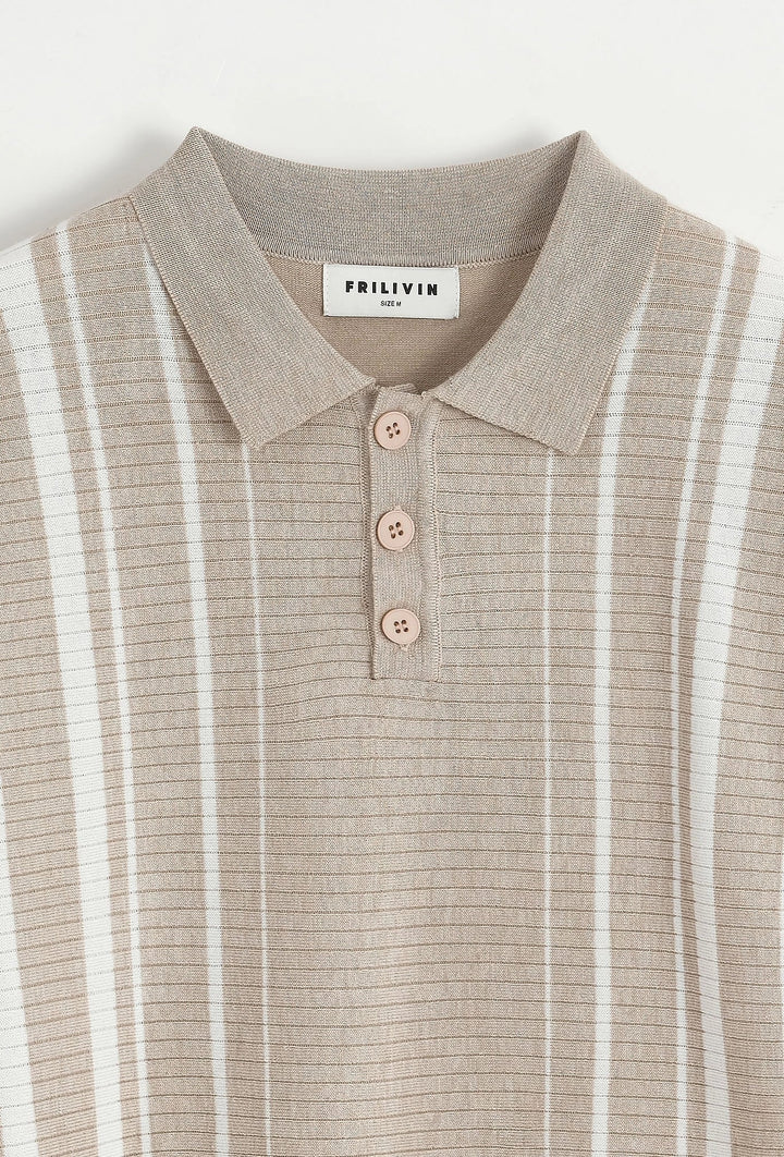 Poloshirt met korte mouwen en knoopjes