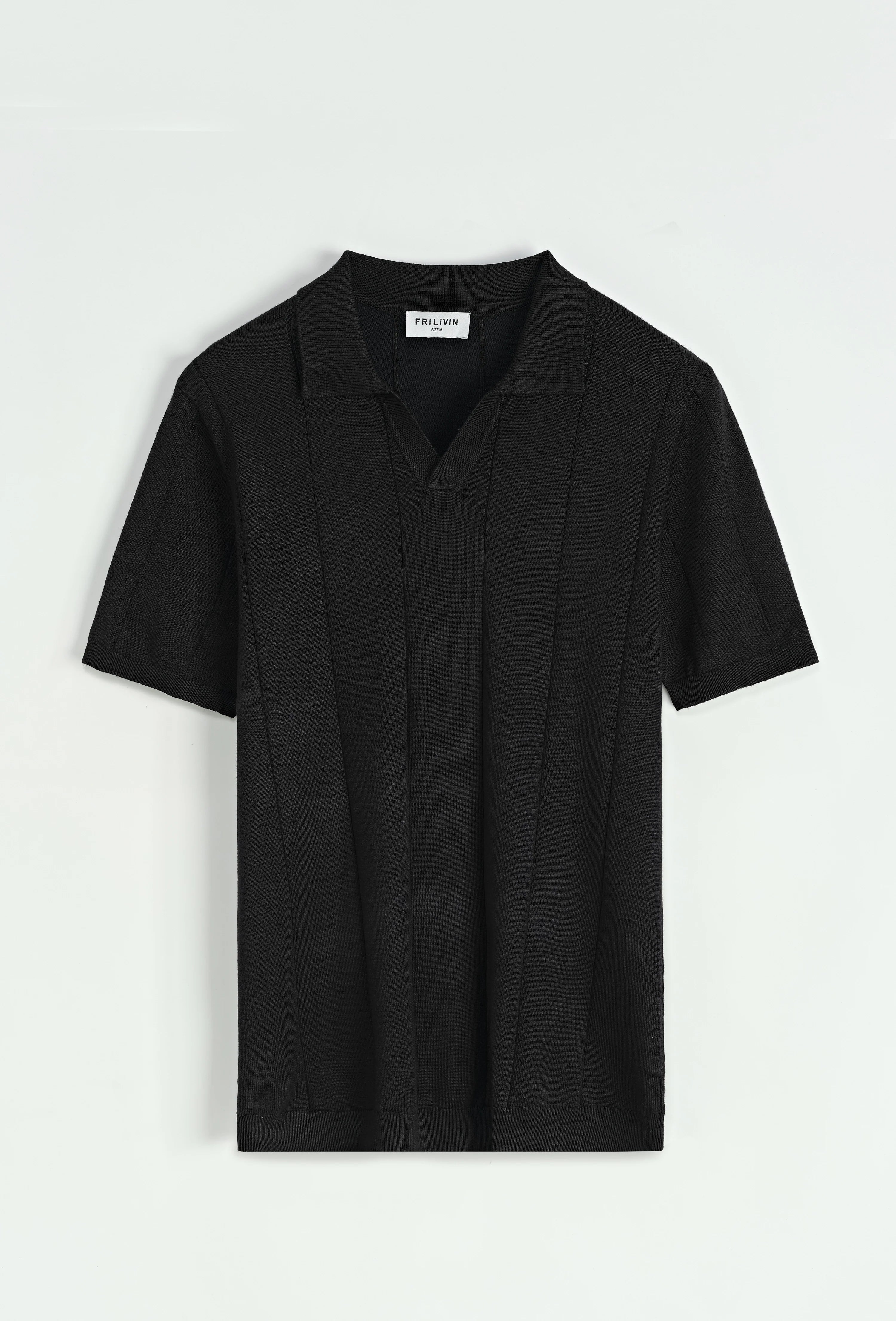 Open V-hals shirt trui