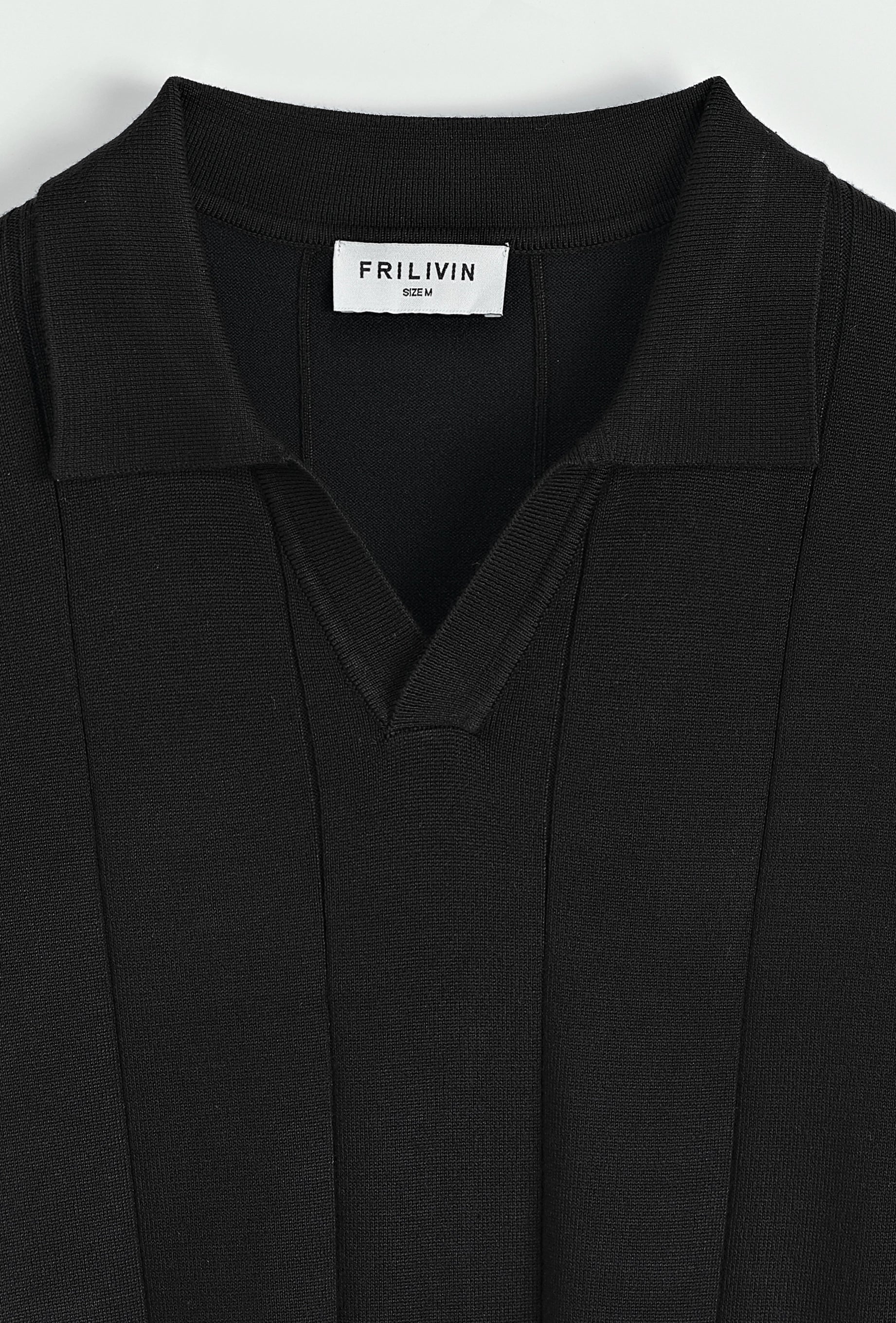 Open V-hals shirt trui