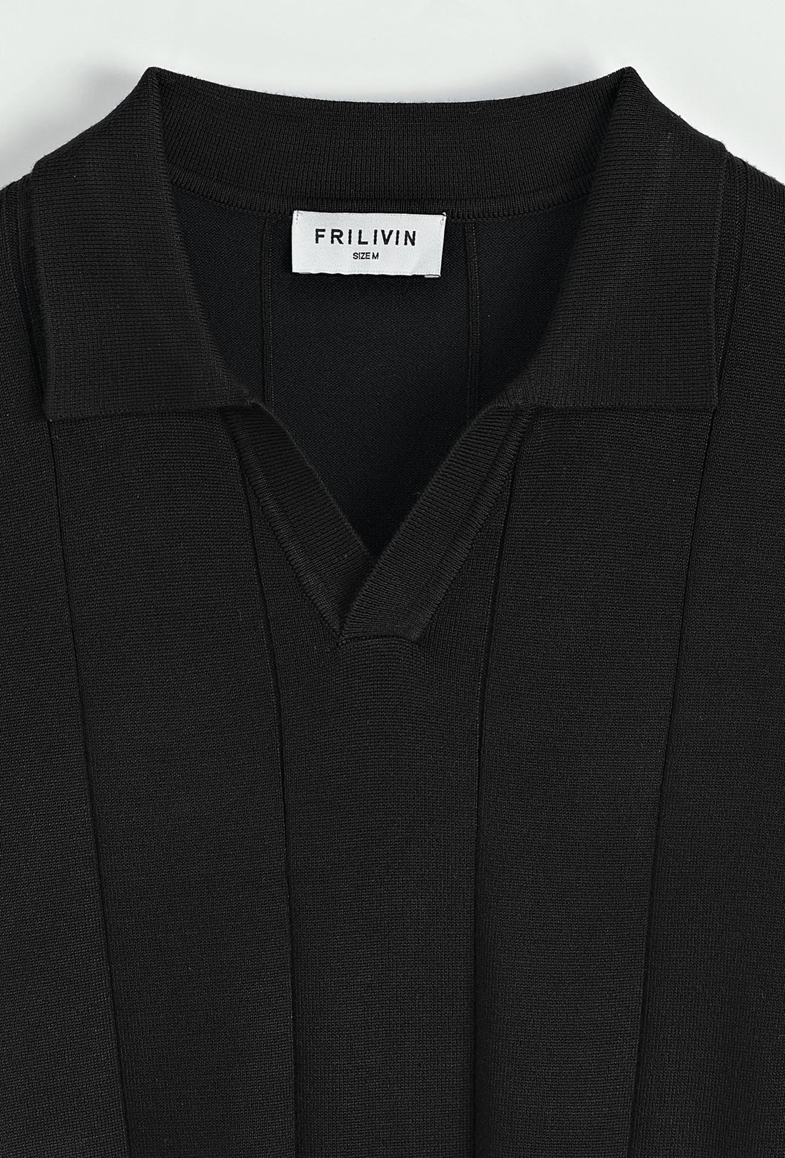 Open V-hals shirt trui