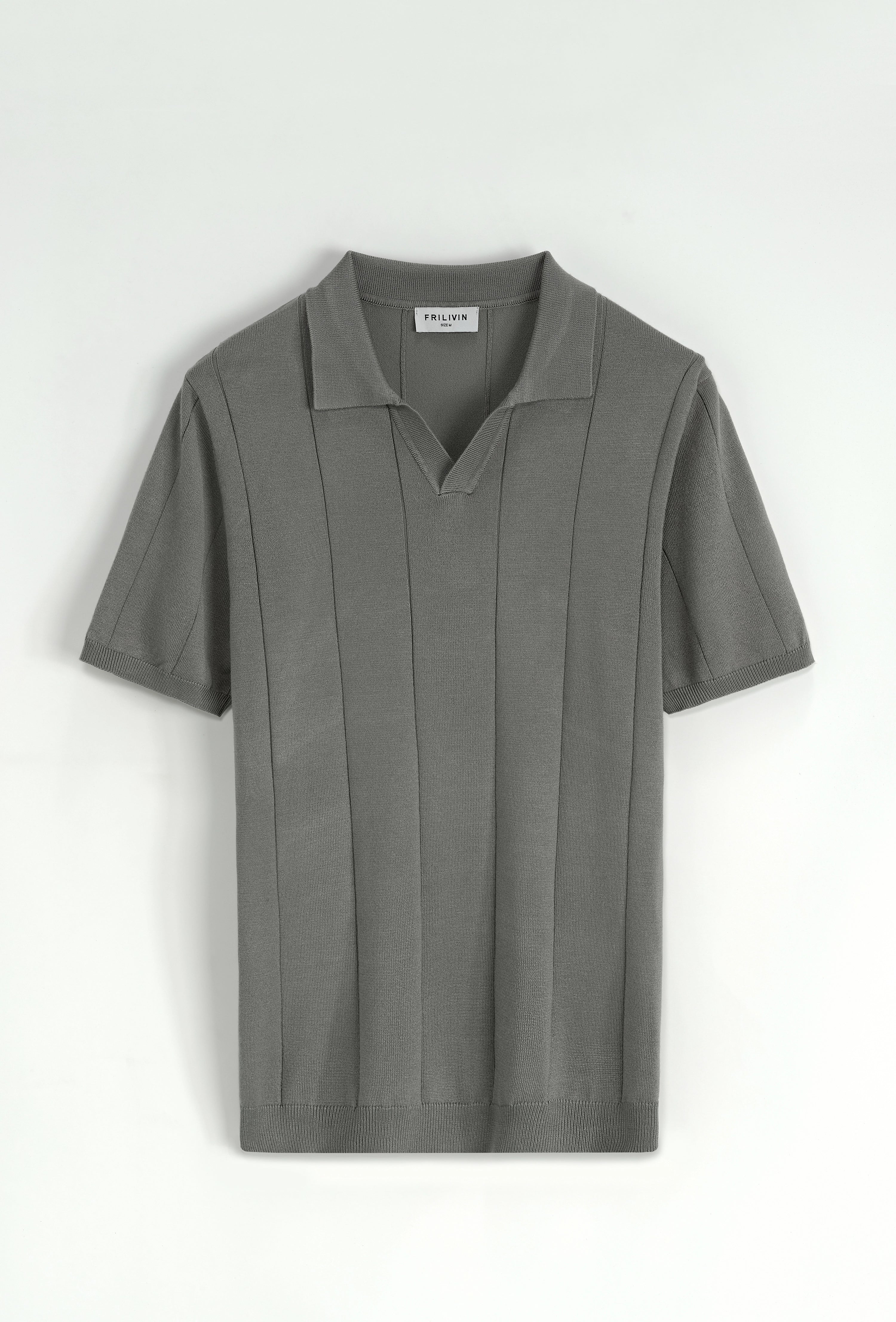 Open V-hals shirt trui