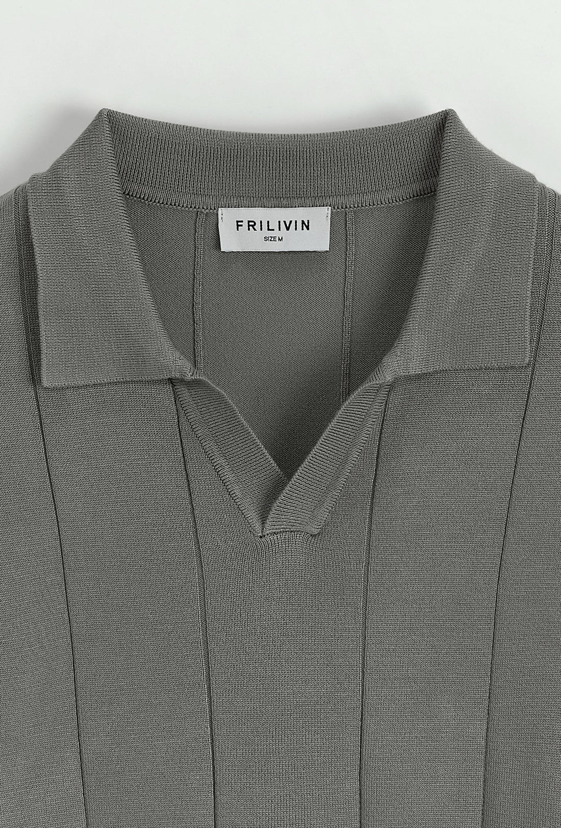 Open V-hals shirt trui