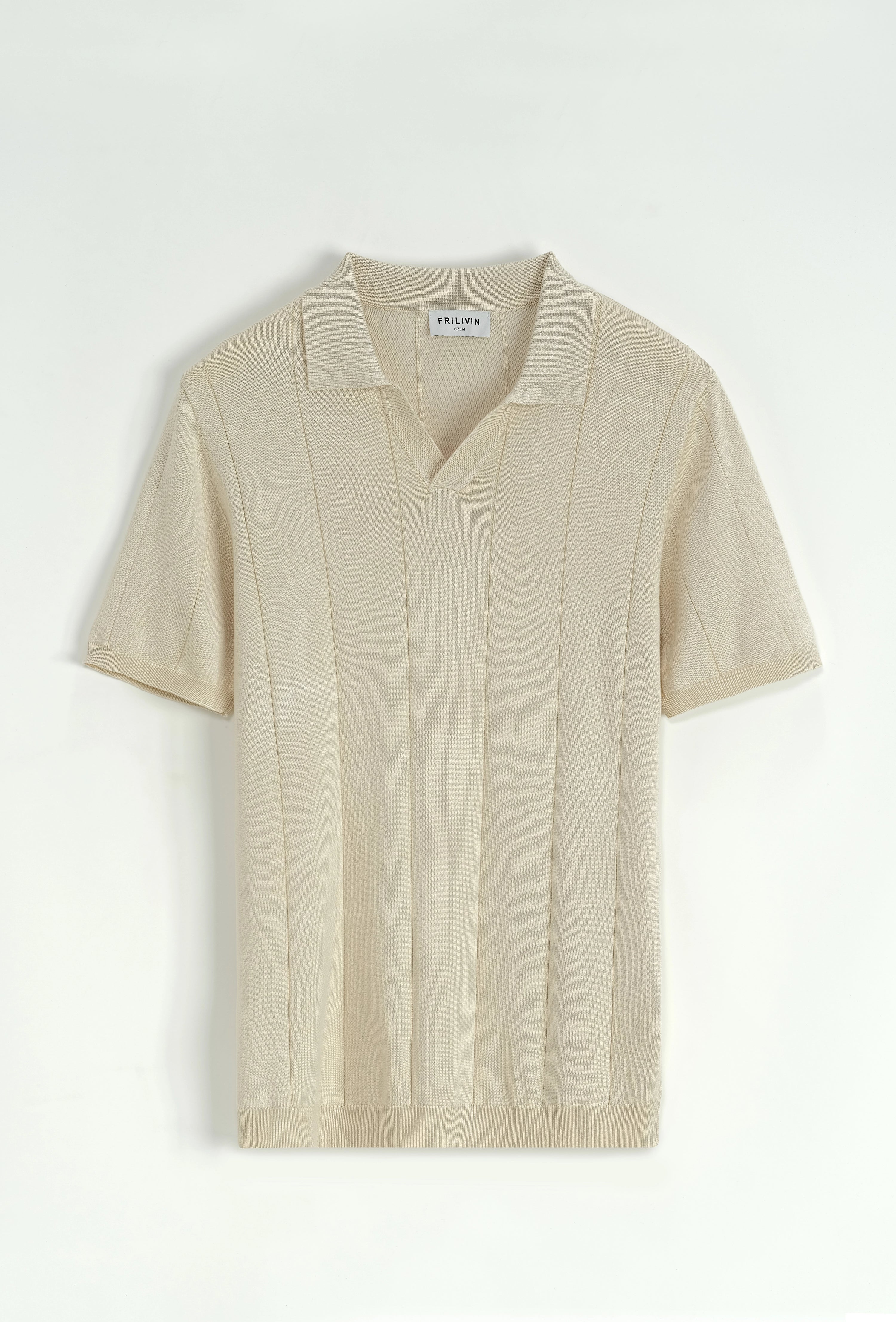 Open V-hals shirt trui