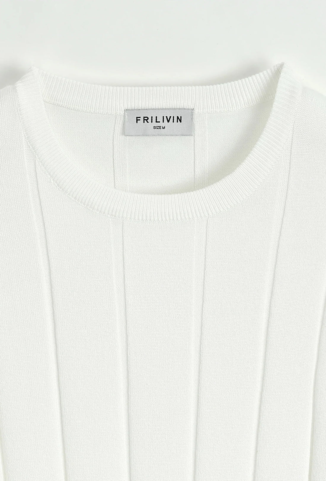 Lichtgewicht trui met zijlijnen