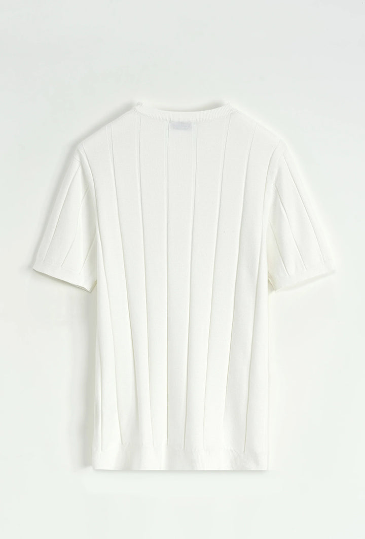 Lichtgewicht trui met zijlijnen