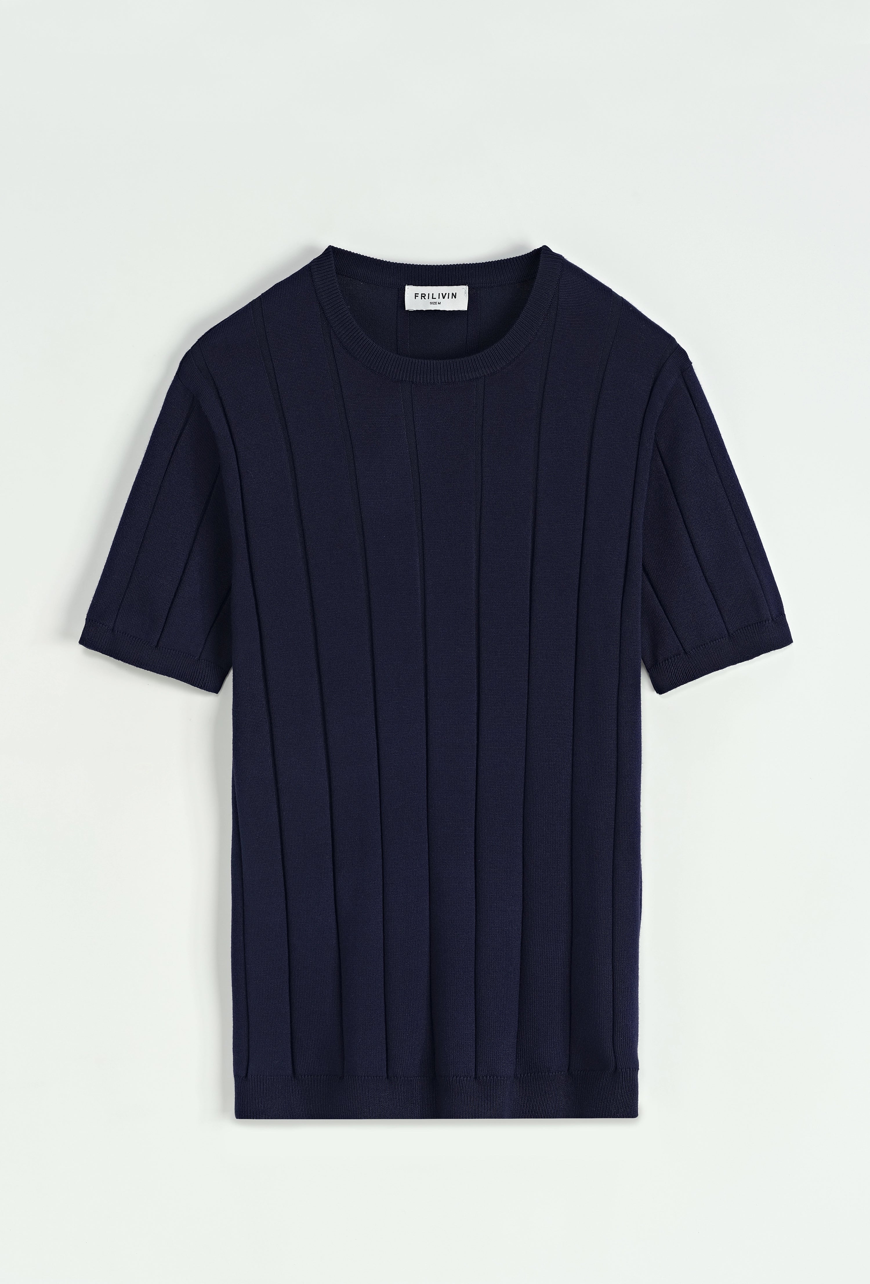 Lichtgewicht trui met zijlijnen