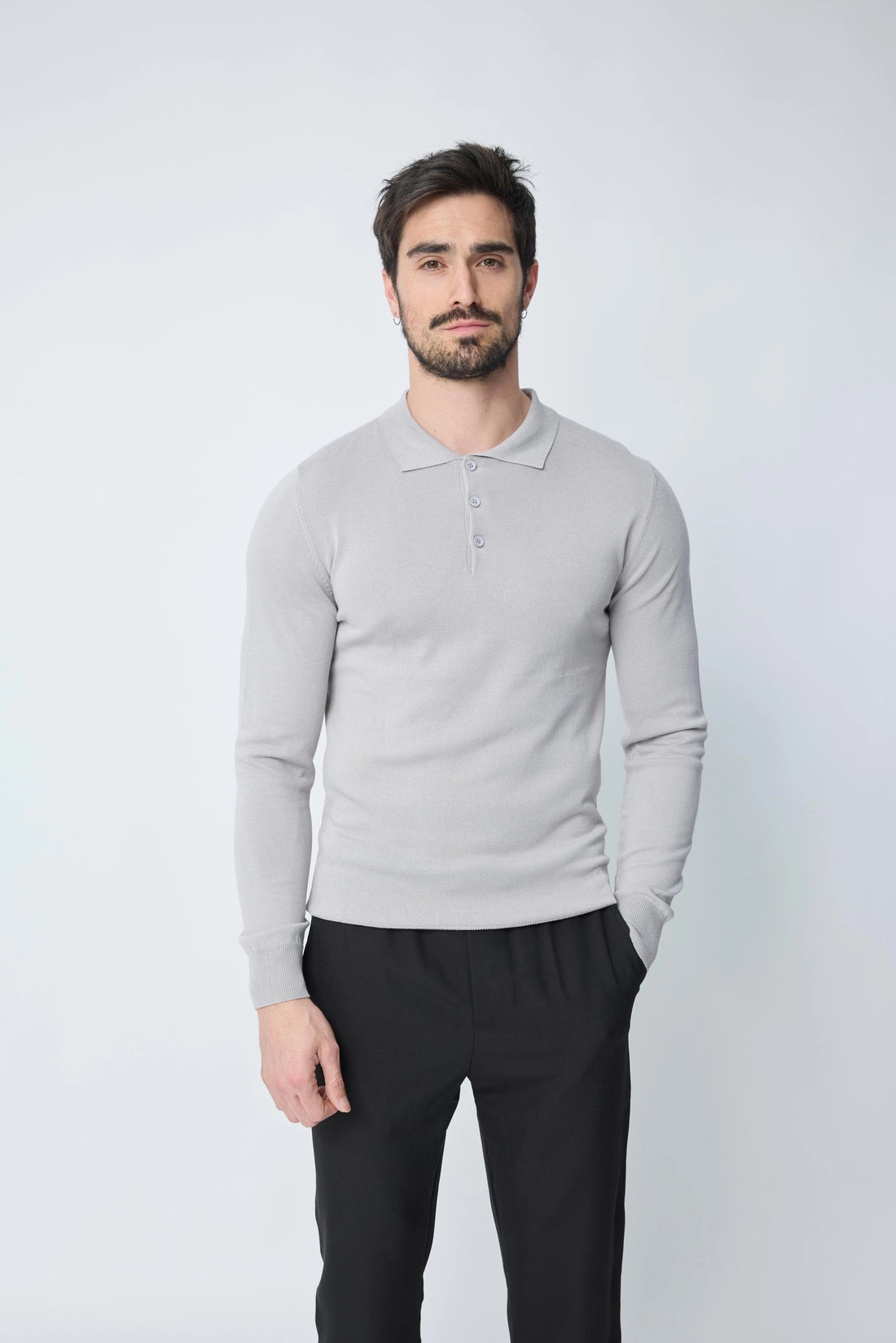 Trui met overhemdkraag