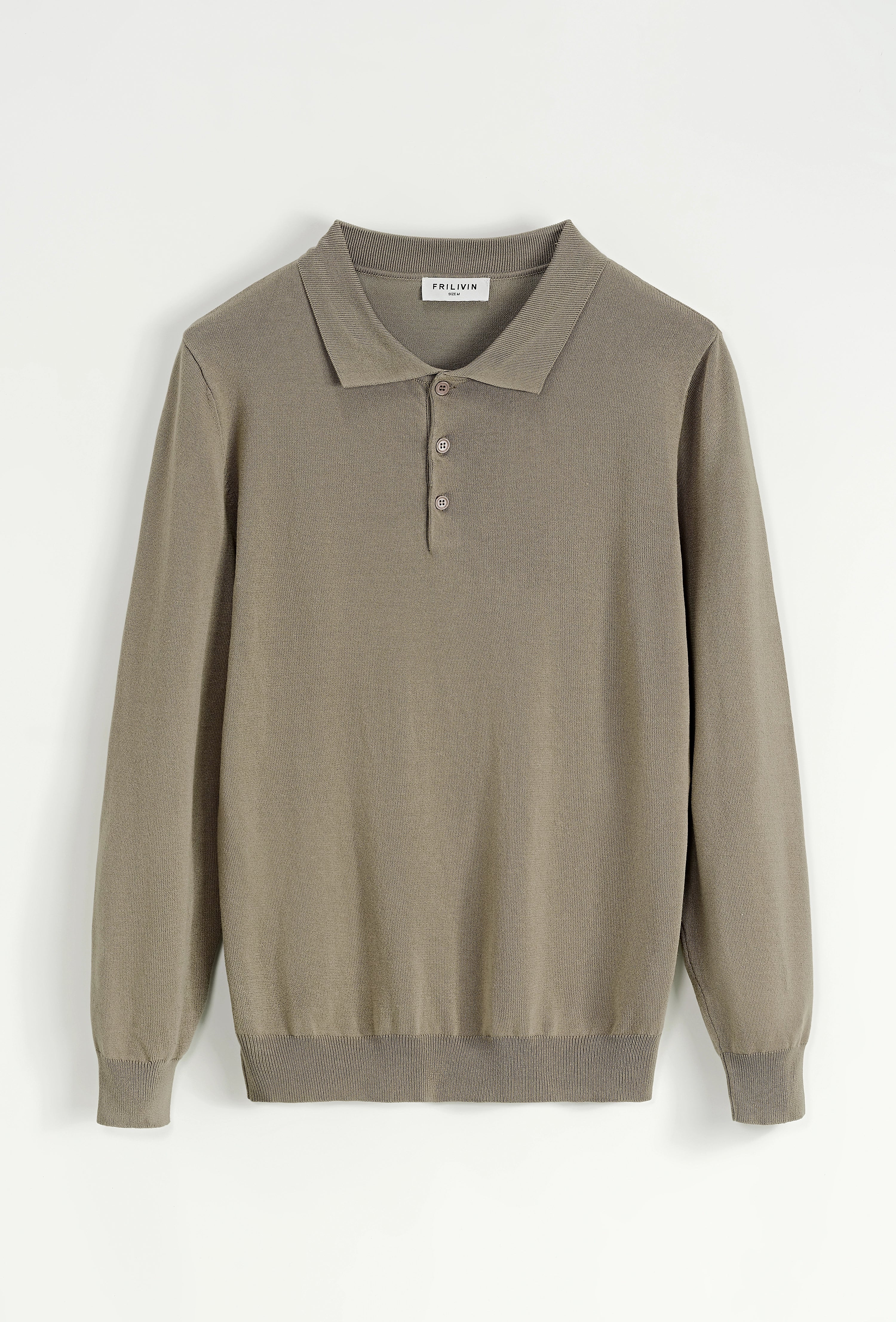 Trui met overhemdkraag