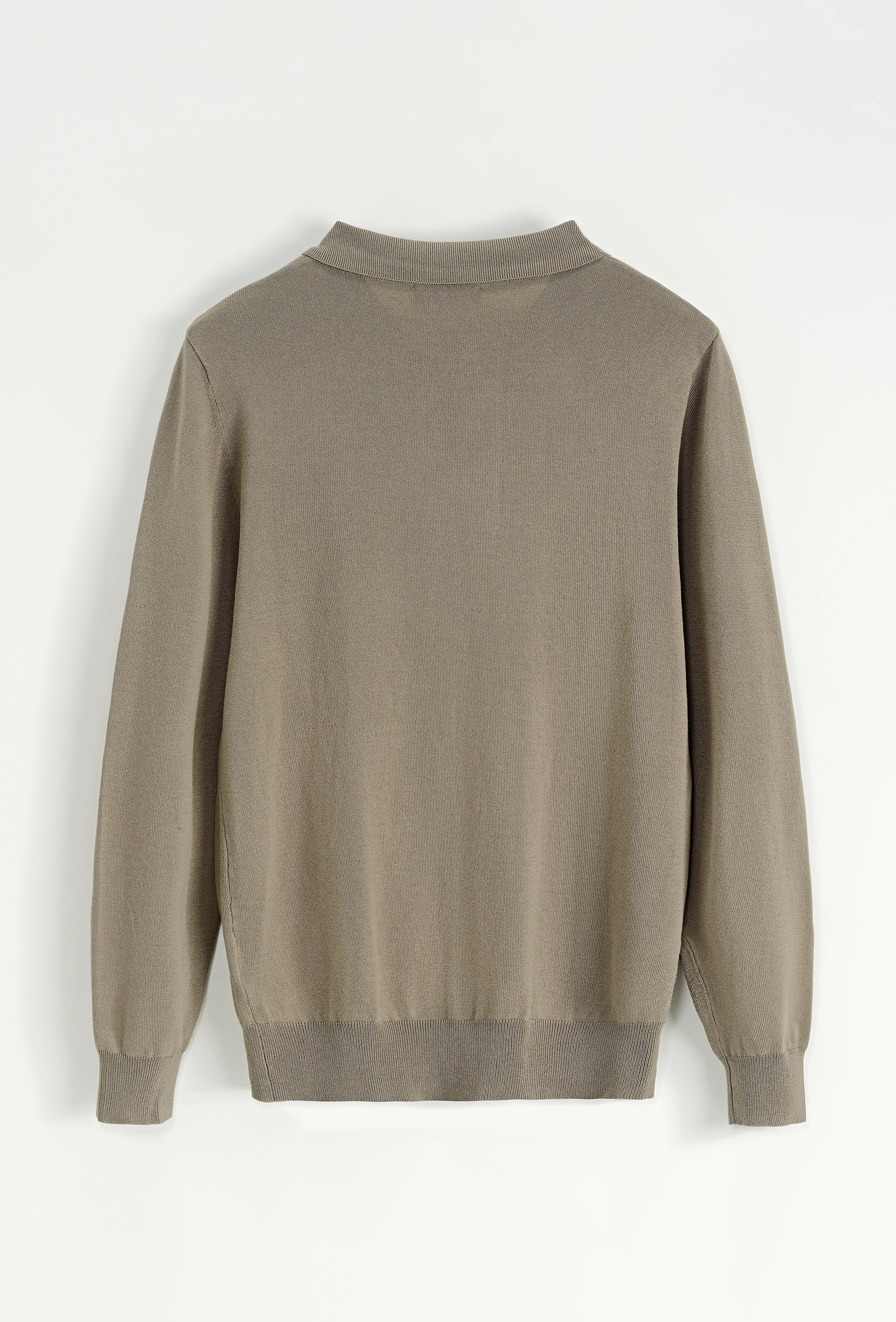 Trui met overhemdkraag