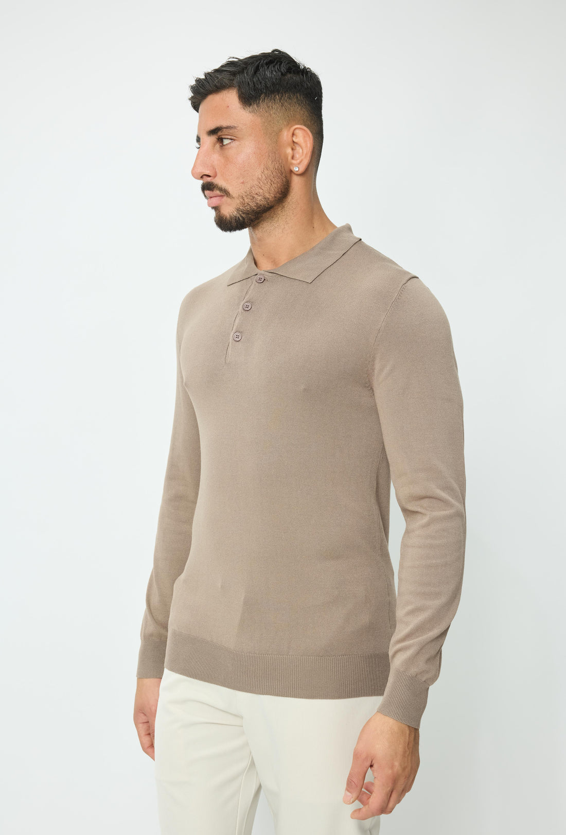 Trui met overhemdkraag