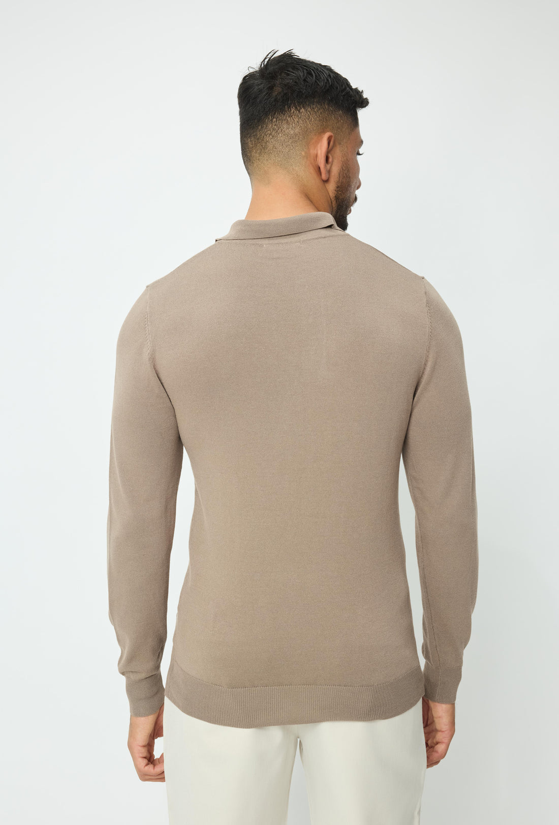 Trui met overhemdkraag